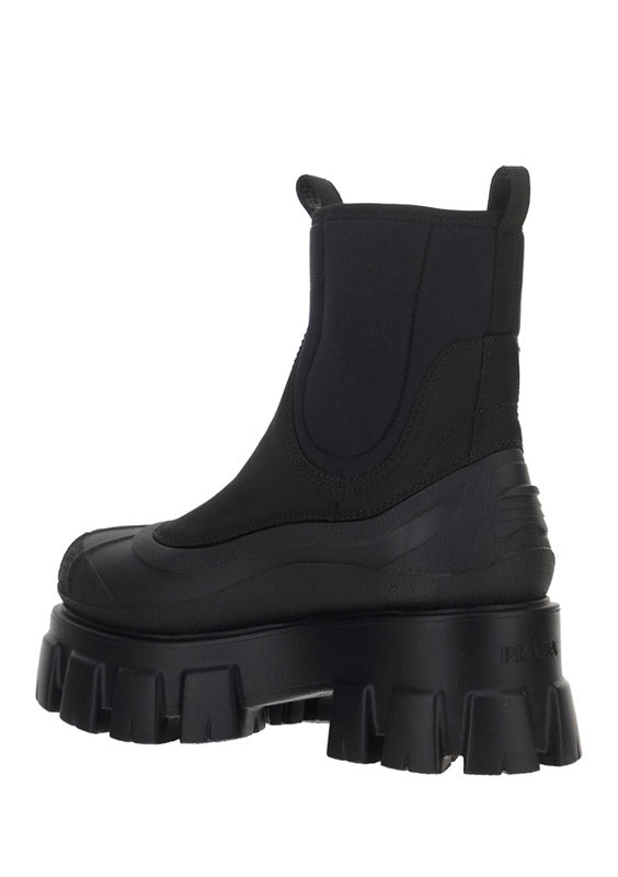 Monolith Re-Nylon Gabardine Boots - Black
