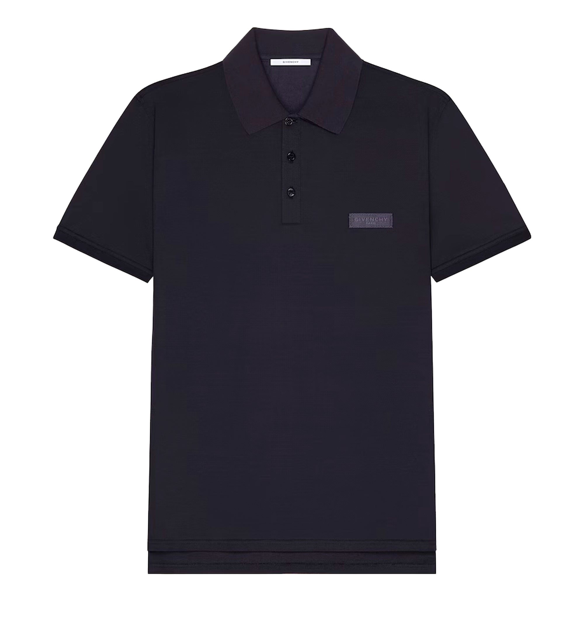 Polo in cotton with GIVENCHY Paris gros grain