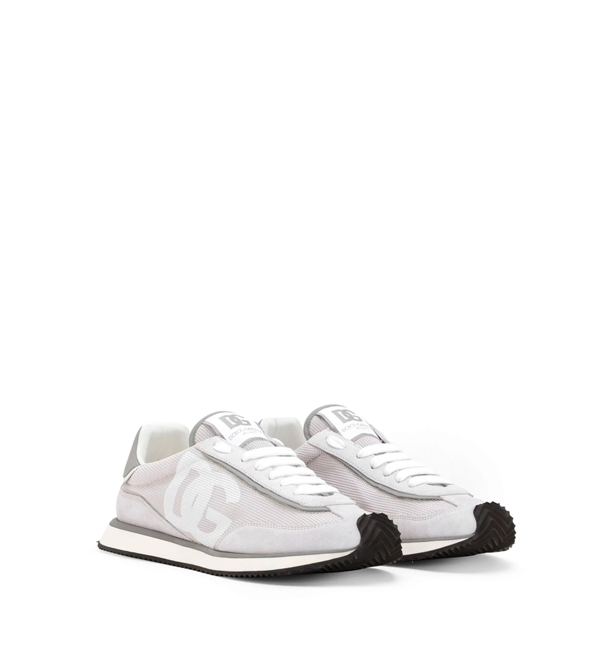 Mixed-material DG CUSHION sneakers