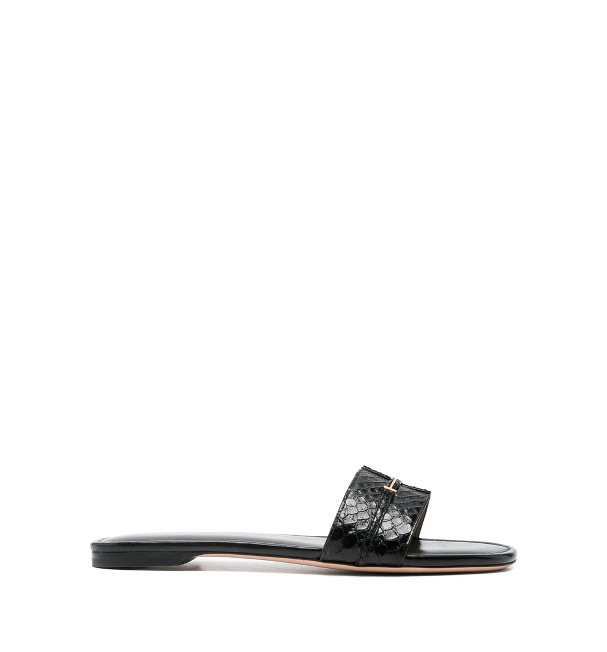 Low Slides In Python Effect Leather