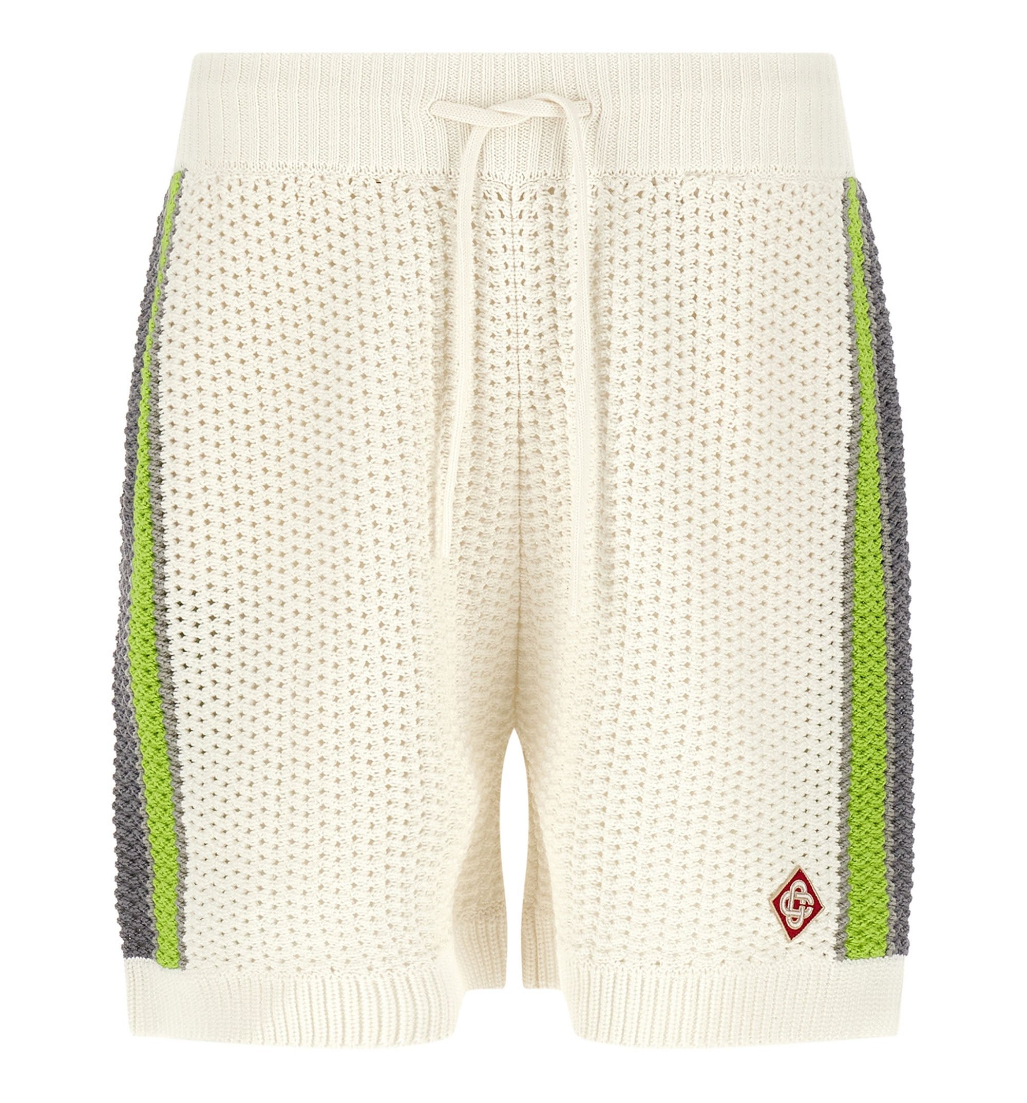 Stripe Crochet Shorts