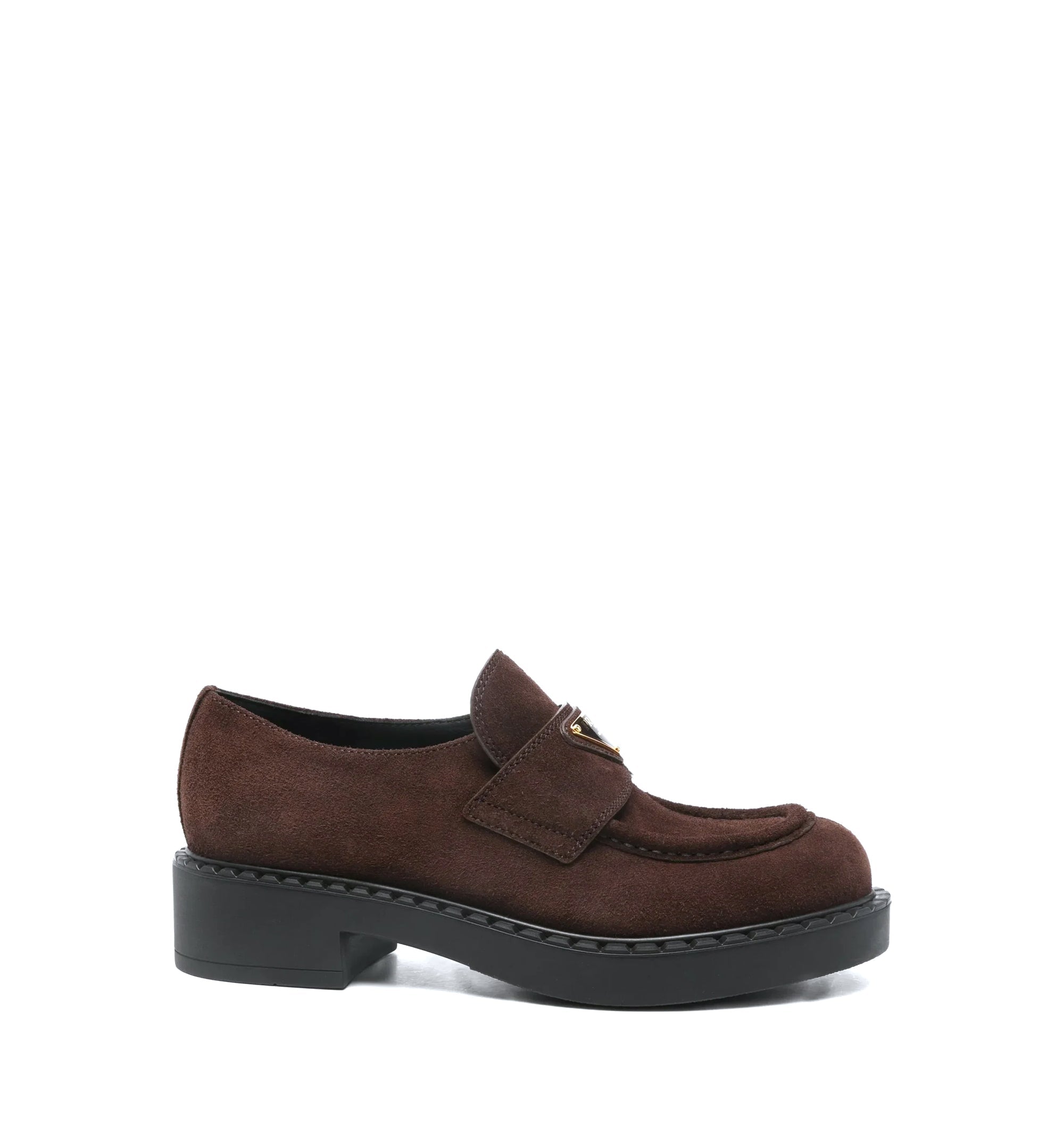 Chocolate Suede Loafers