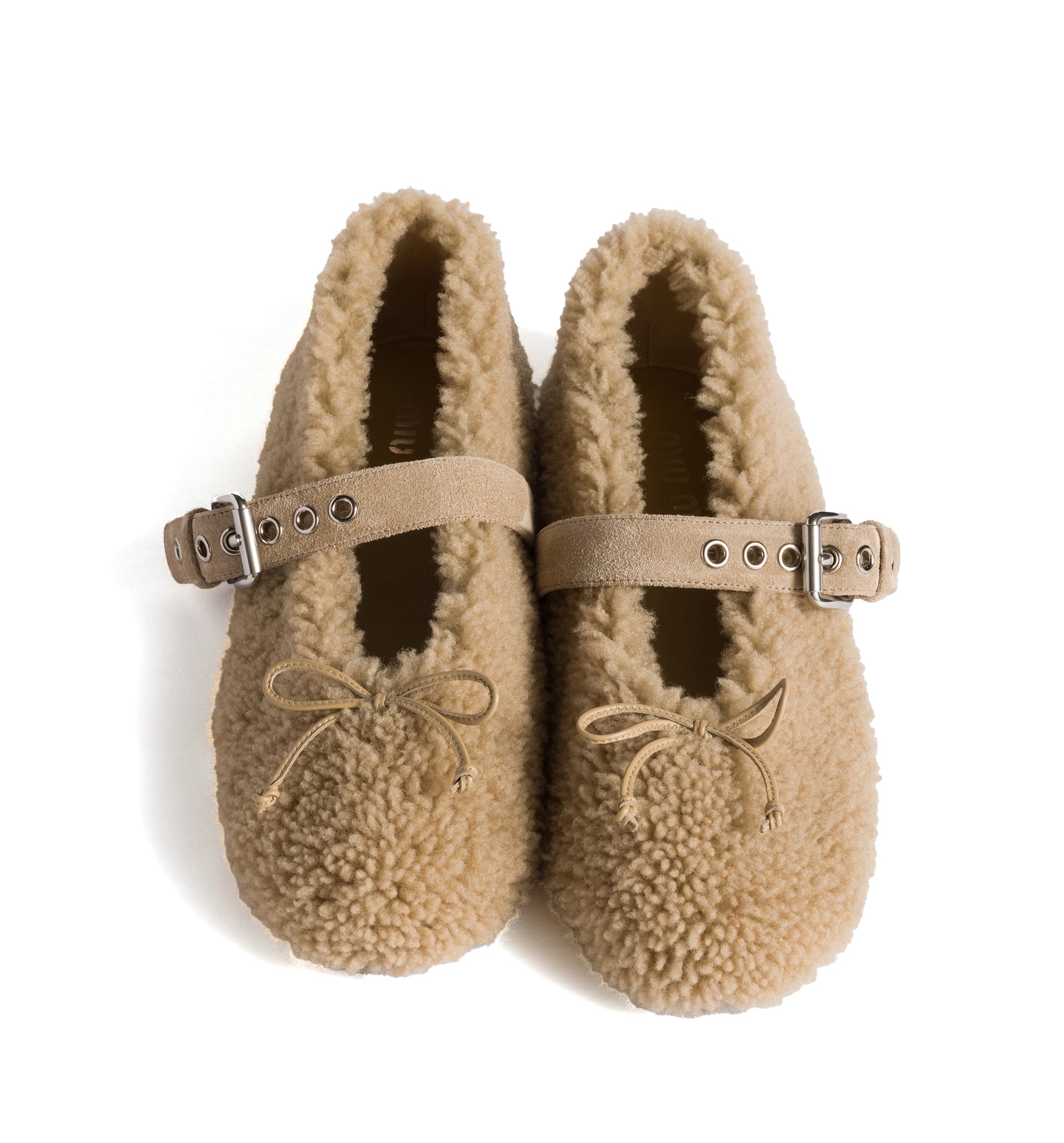 Shearling Ballerinas