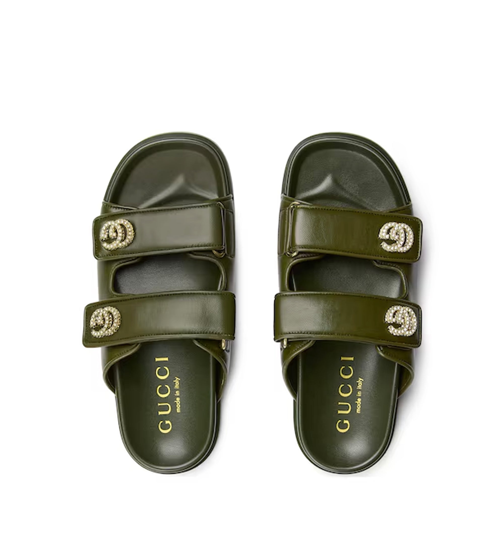 Sandal With Crystal Double G