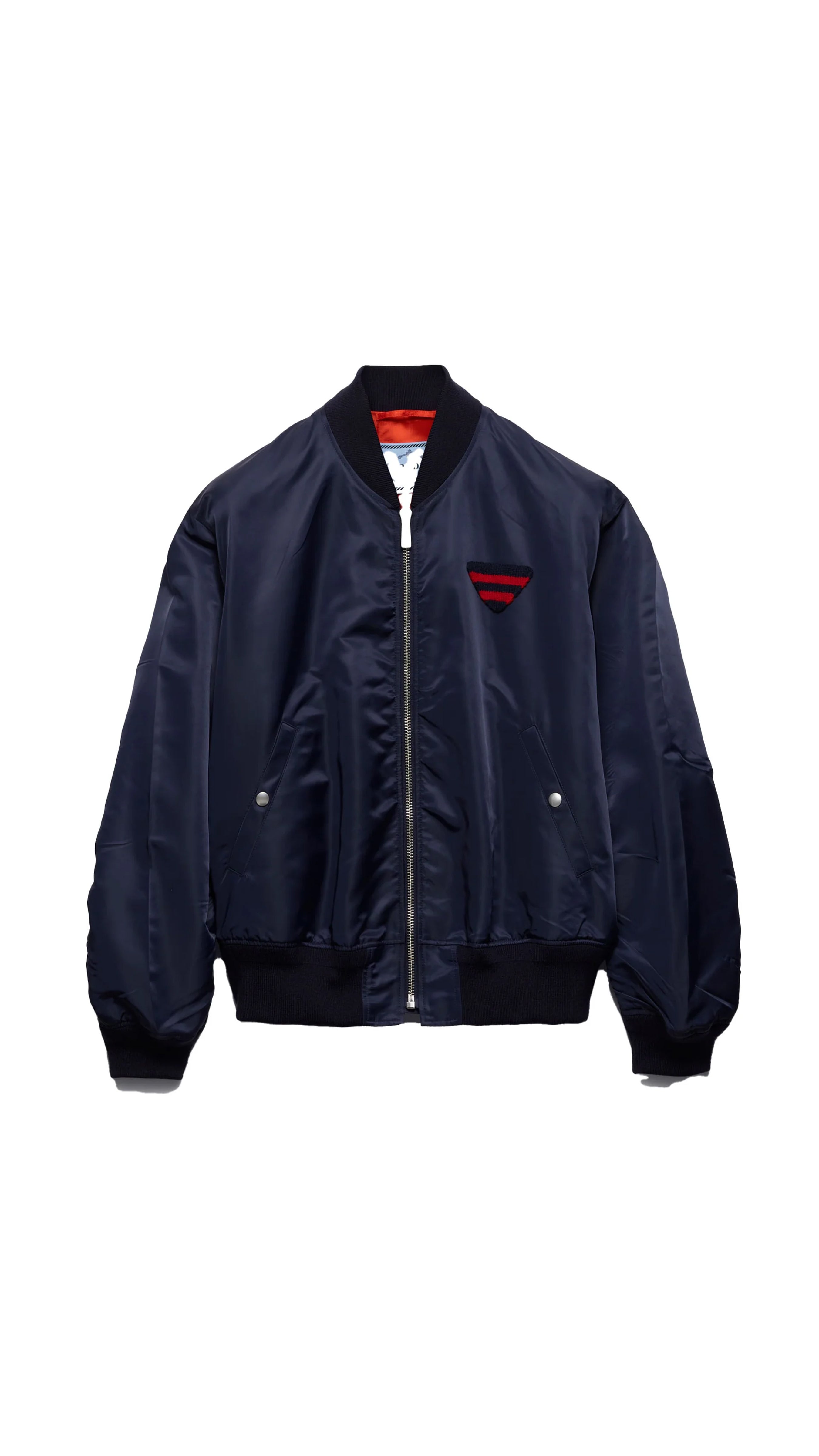 Nylon Twill Bomber - Blue
