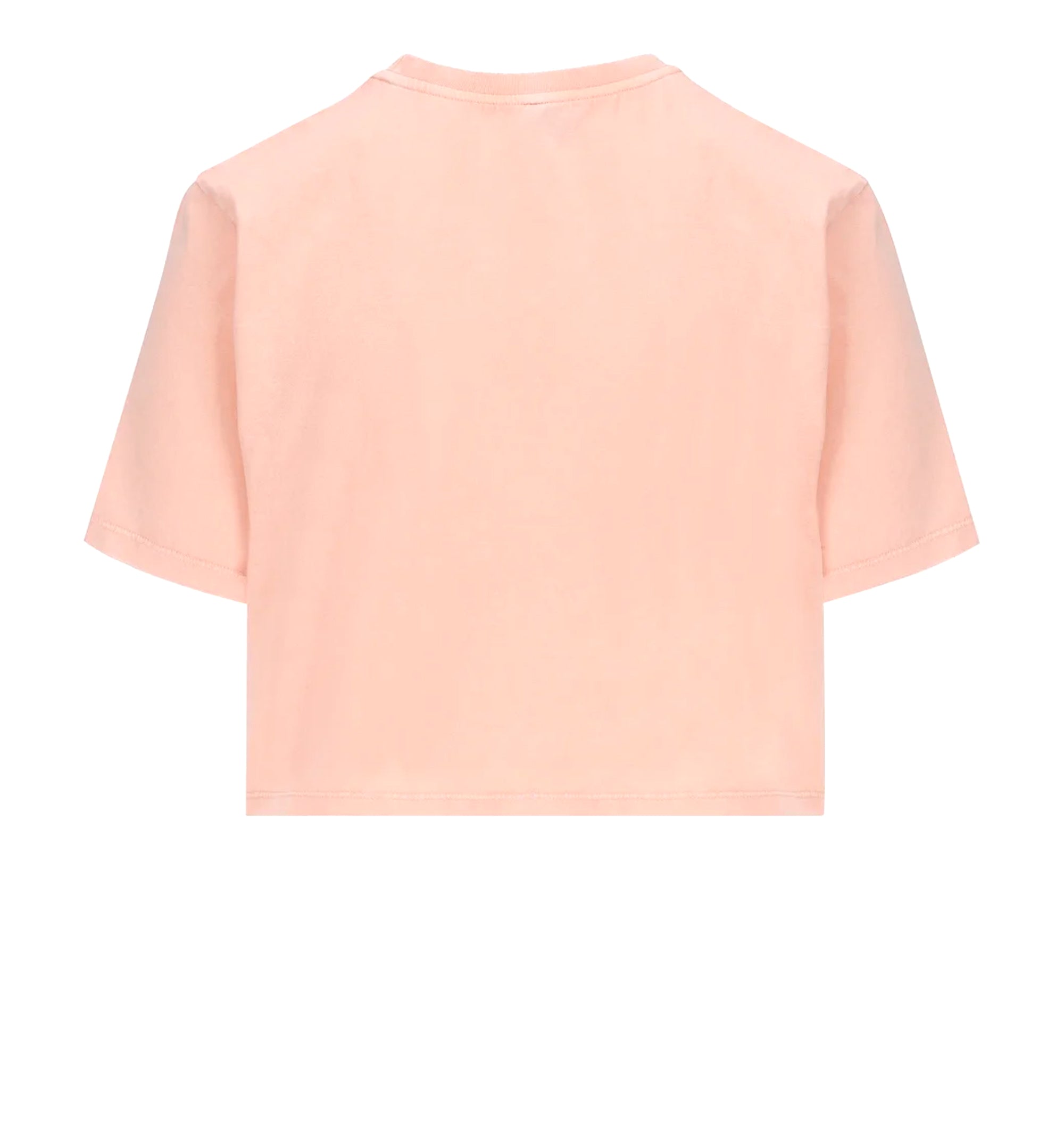 Logo Detailed Cropped T-Shirt