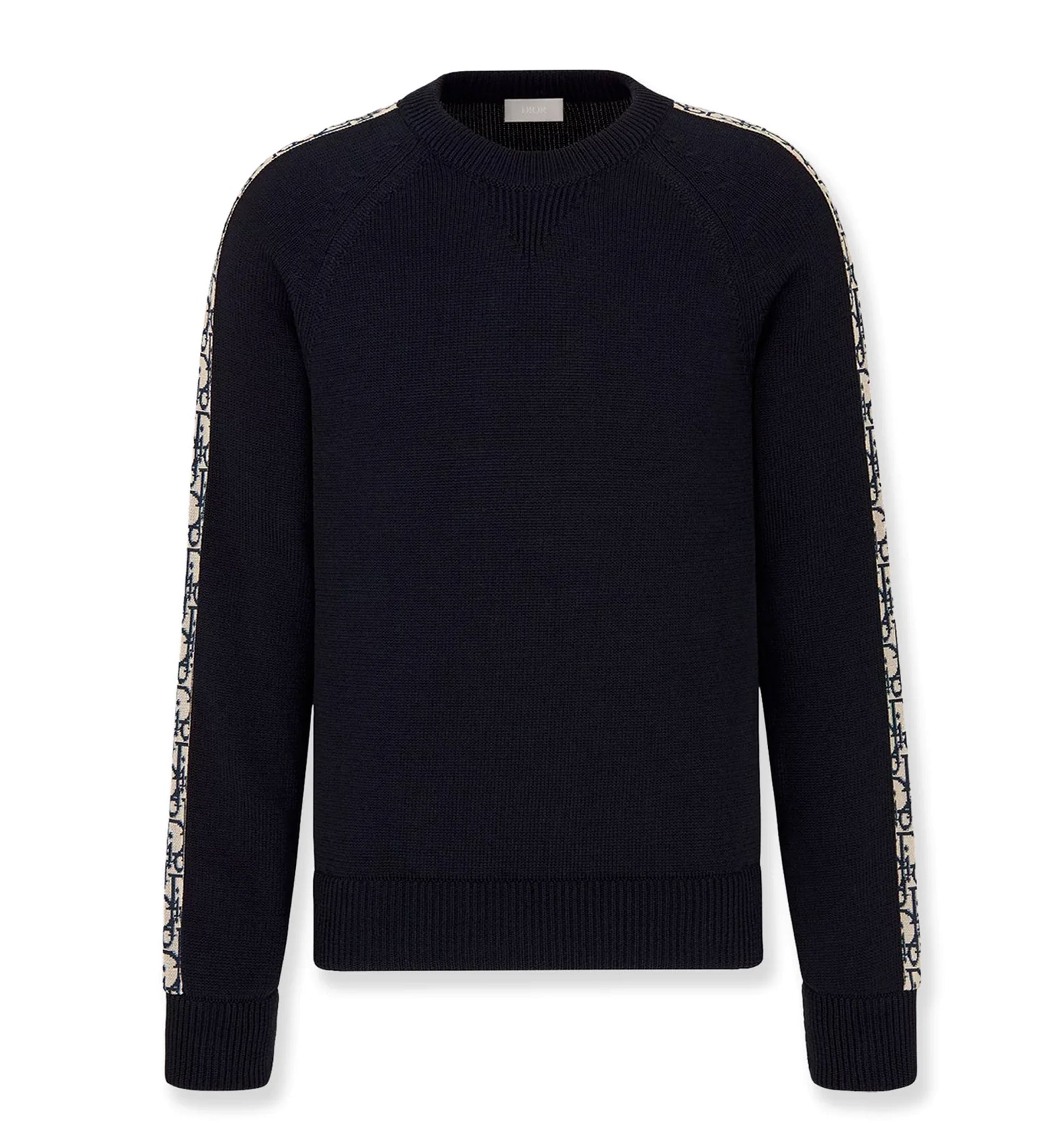Men's Sweater with Dior Oblique Inserts