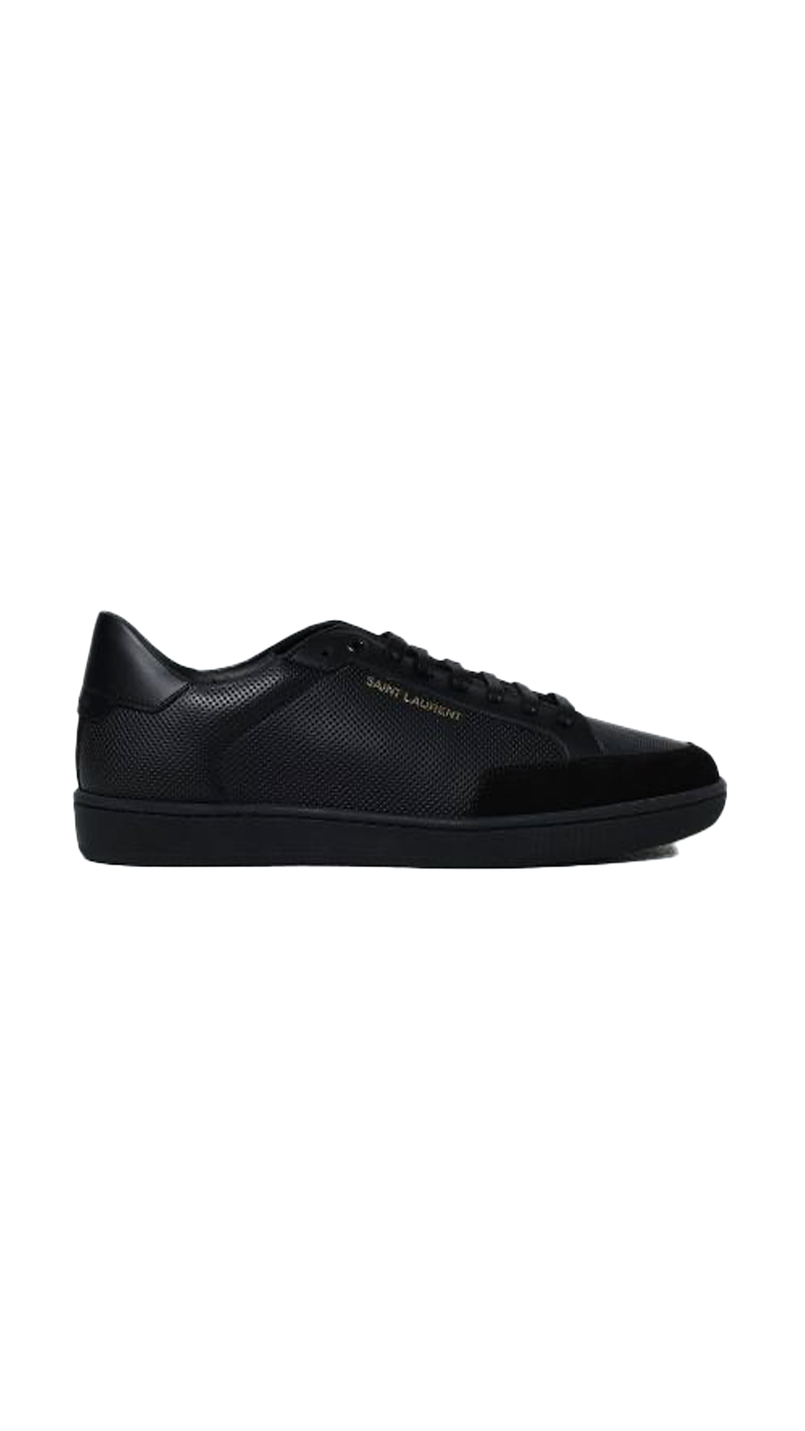 Court Classic SL/10 Ssneakers In Perforated Leather - Black