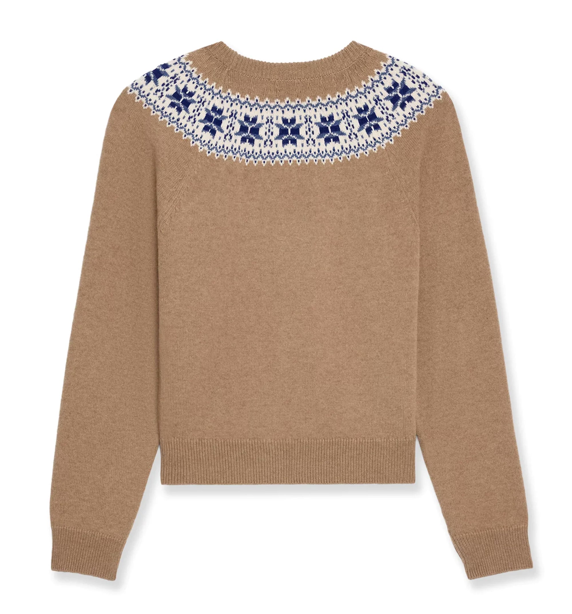 Cashmere Knit Sweater - Camel