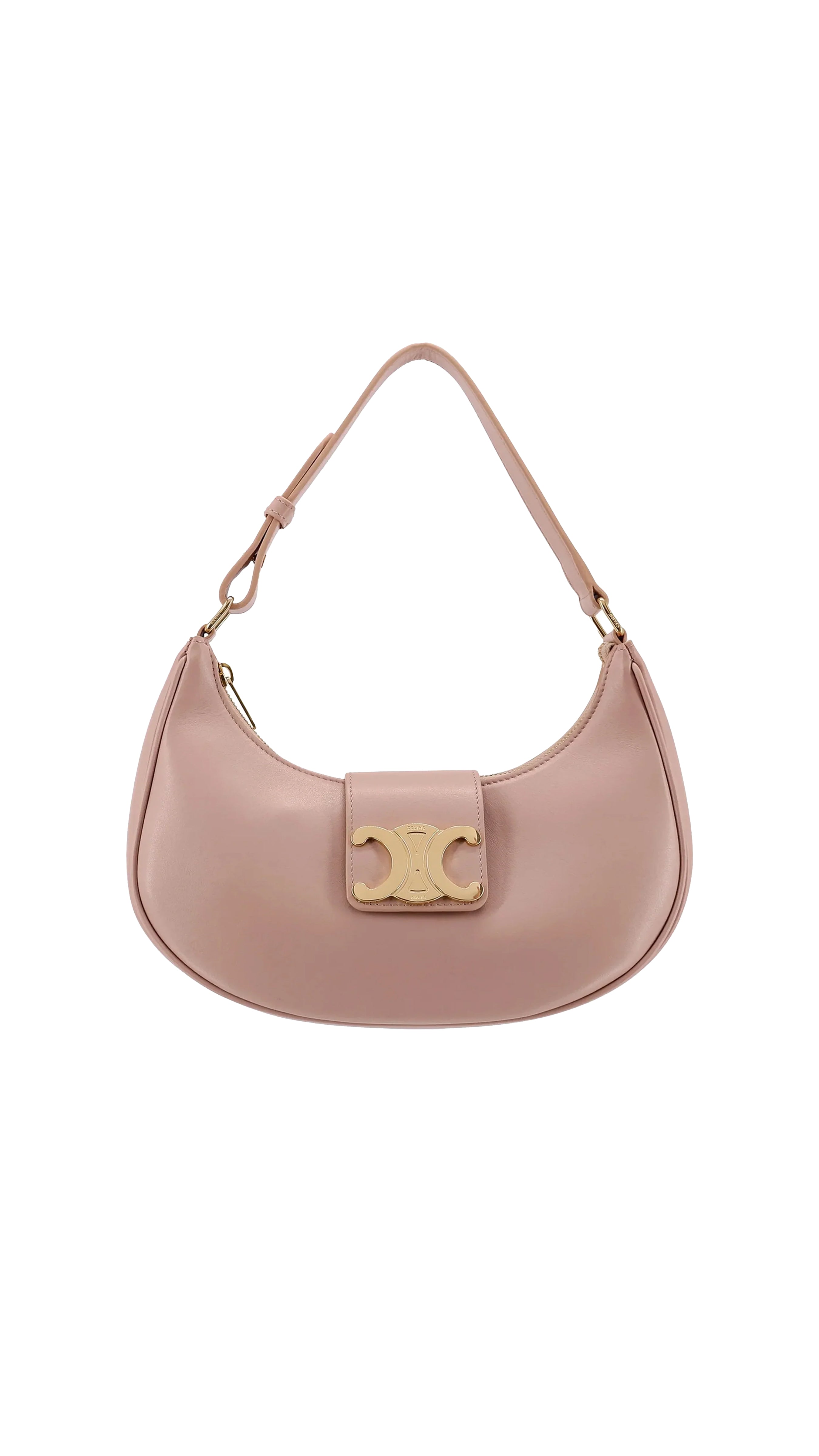 Ava Triomphe Soft Bag in Smooth Calfskin - Blush Beige