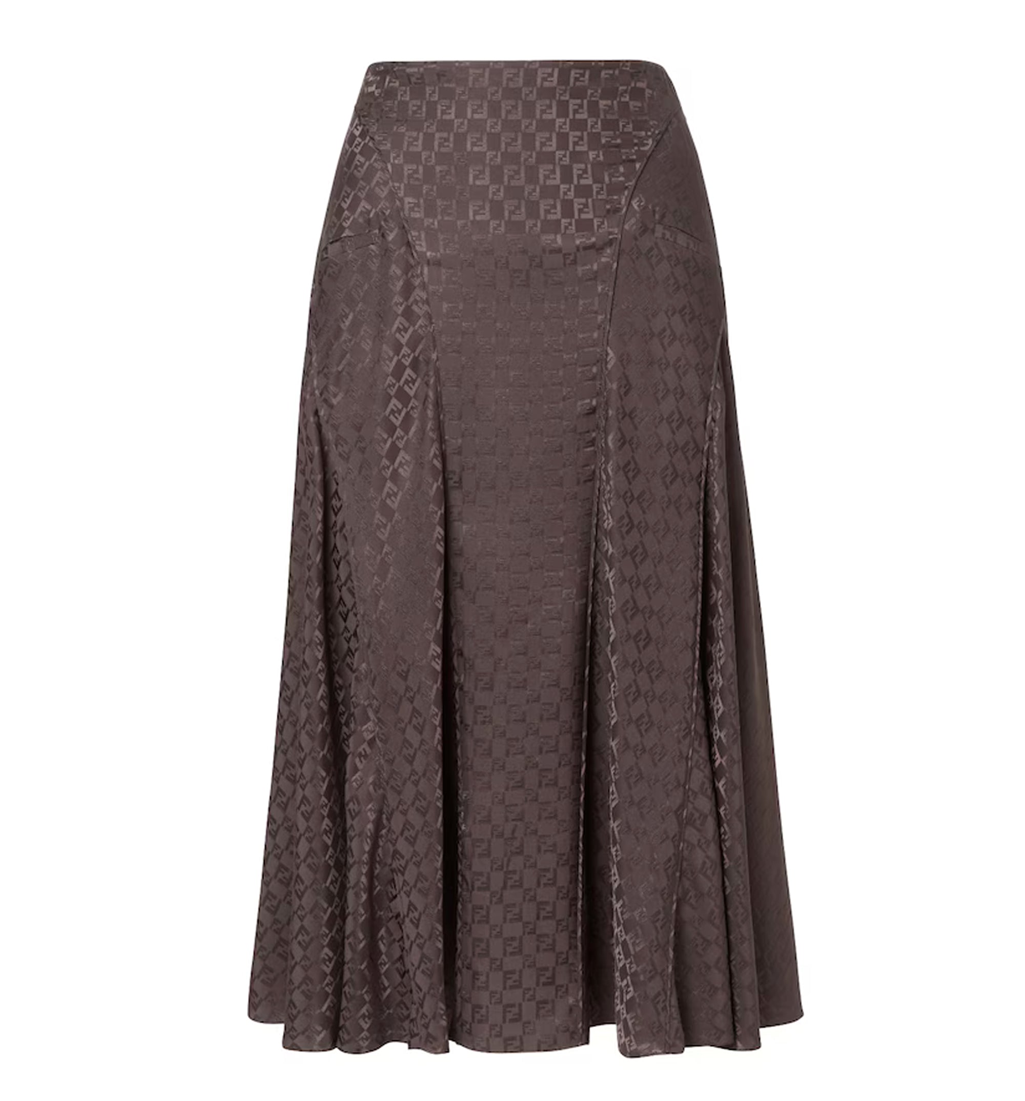 Jacquard Ff Silk Skirt