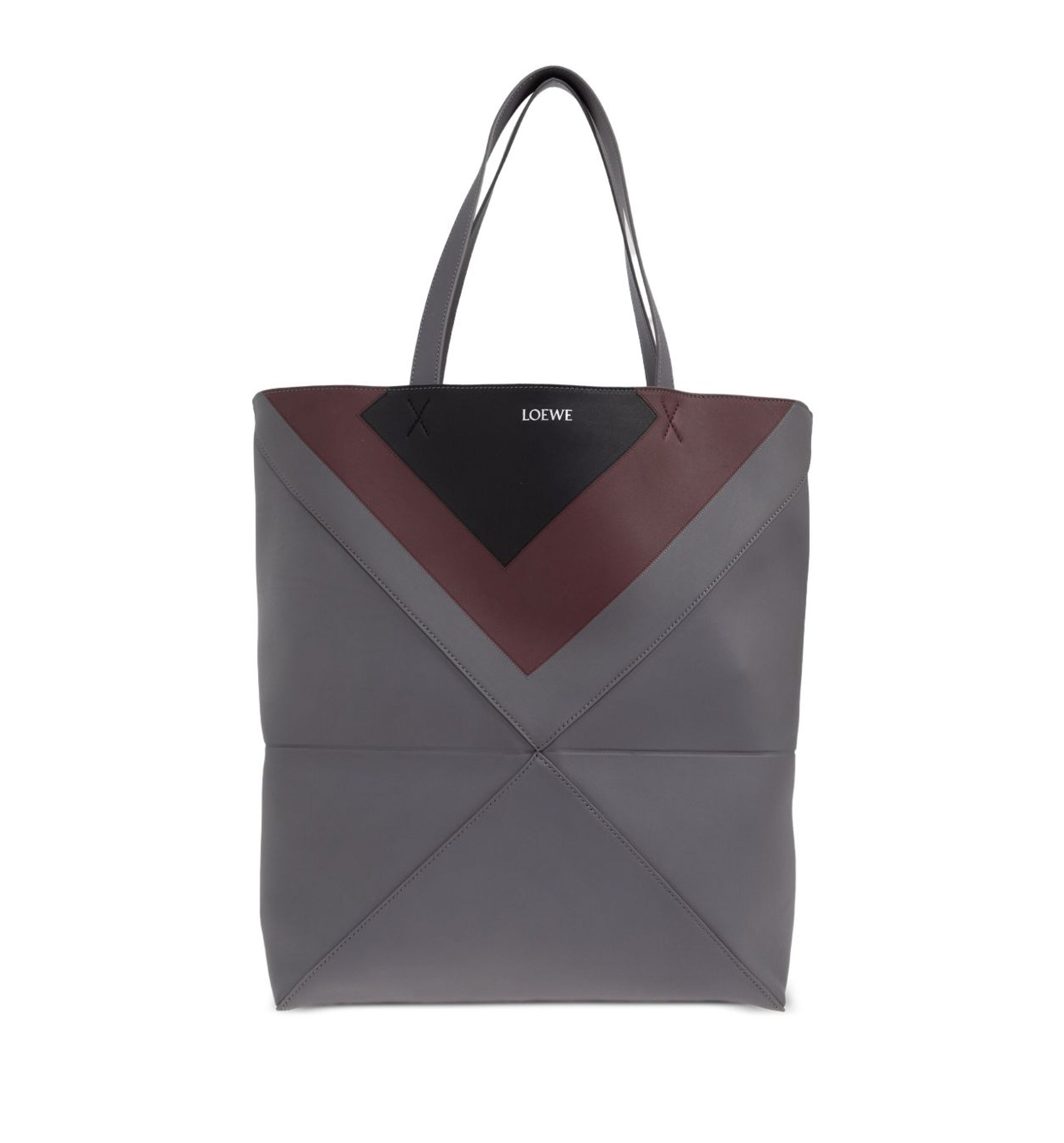 Xl Puzzle Fold Tote In Nappa Calfskin