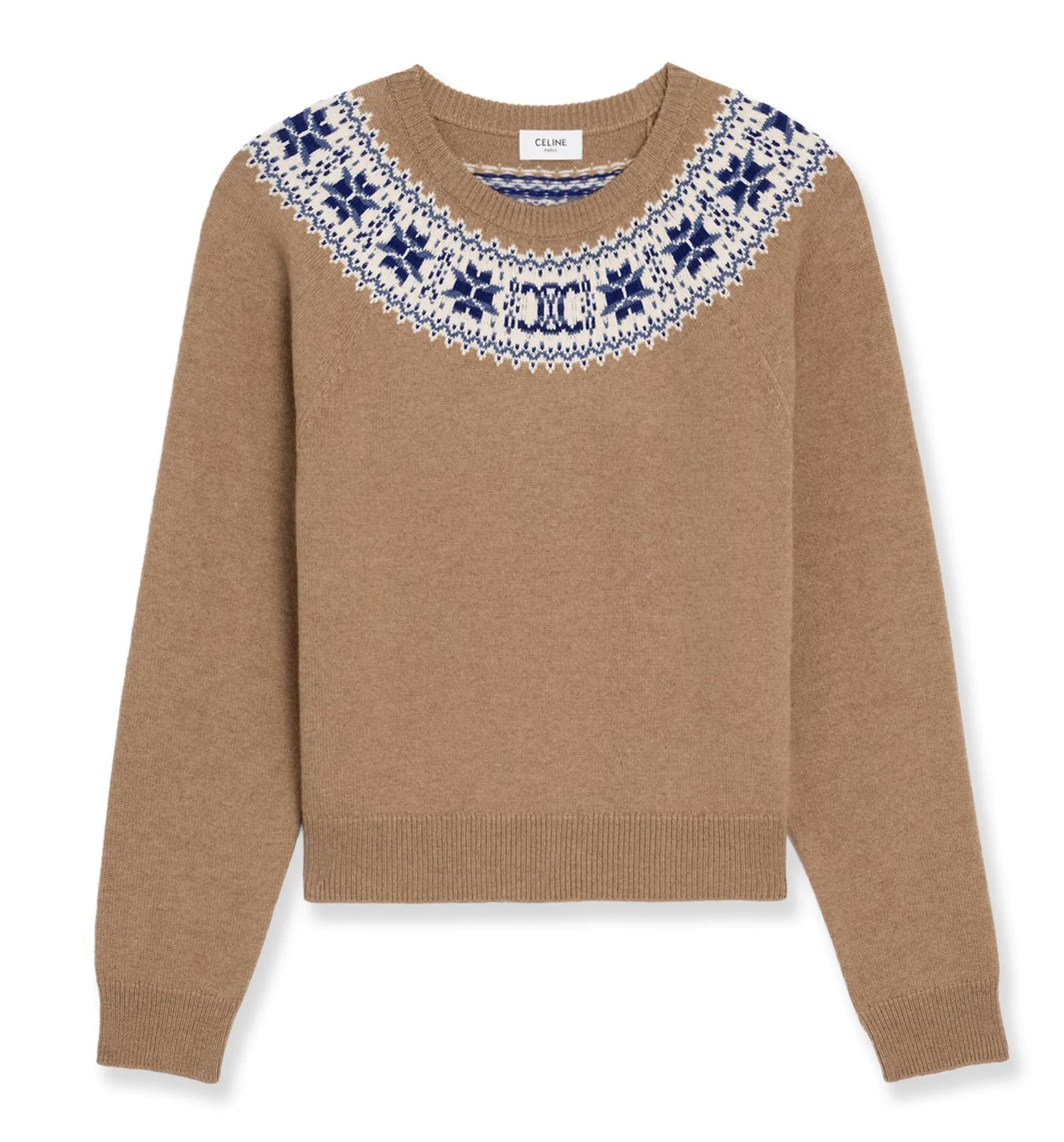 Cashmere Knit Sweater - Camel