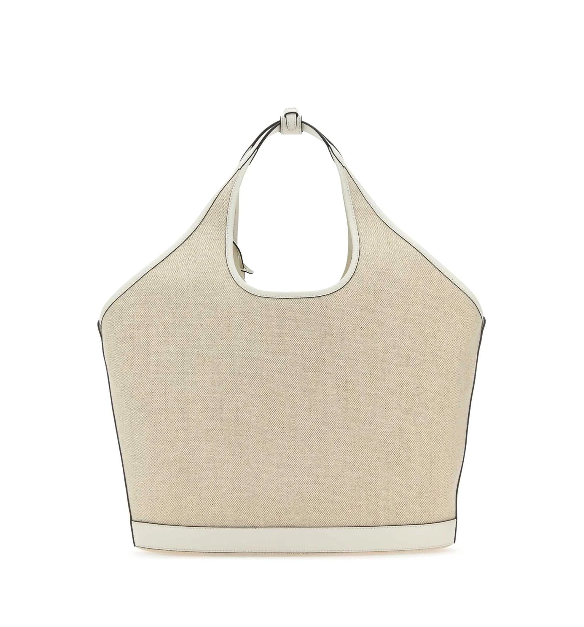 Logo-Detailed Large Top Handle Bag