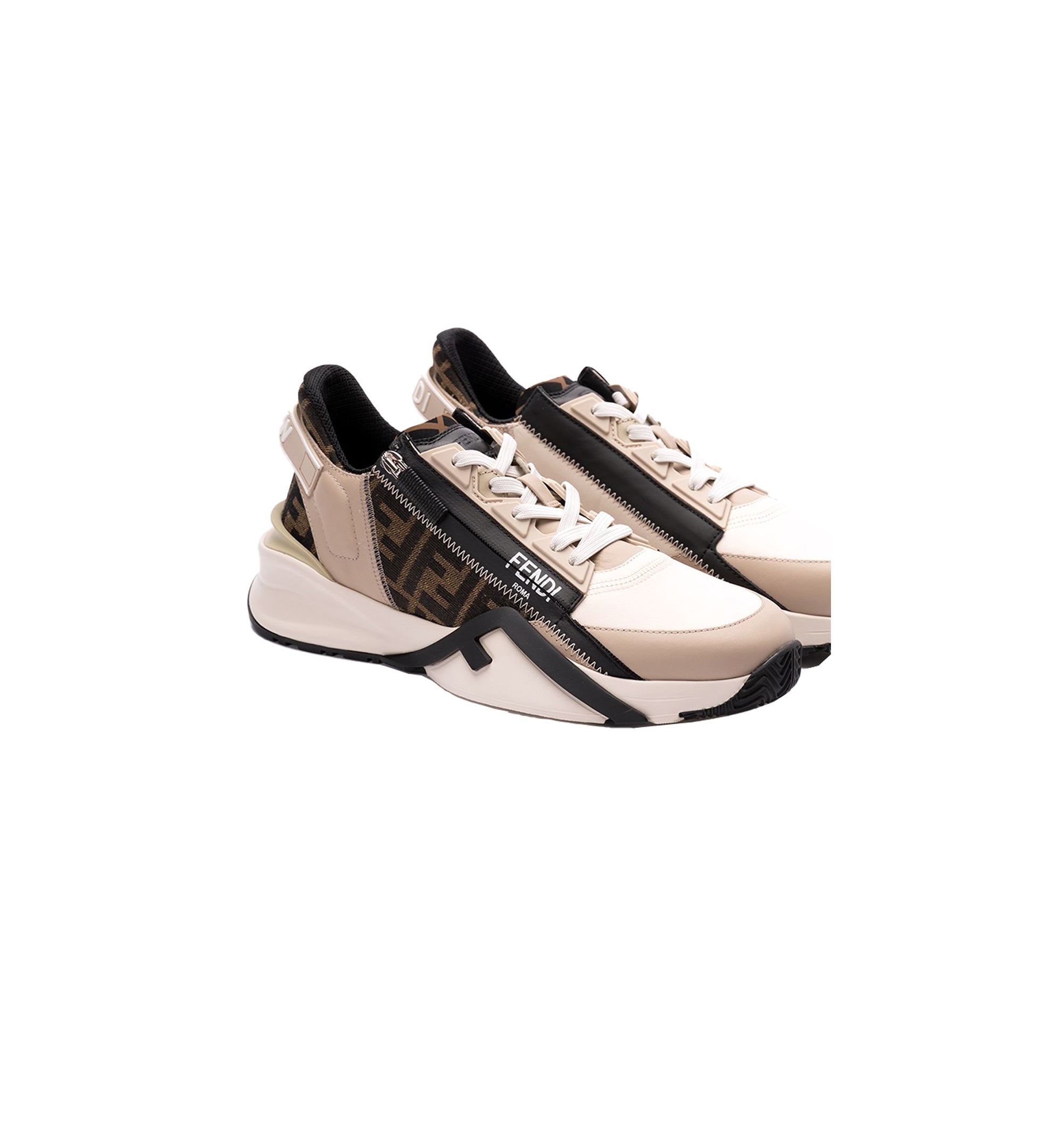 Fendi Flow Sneakers - Beige