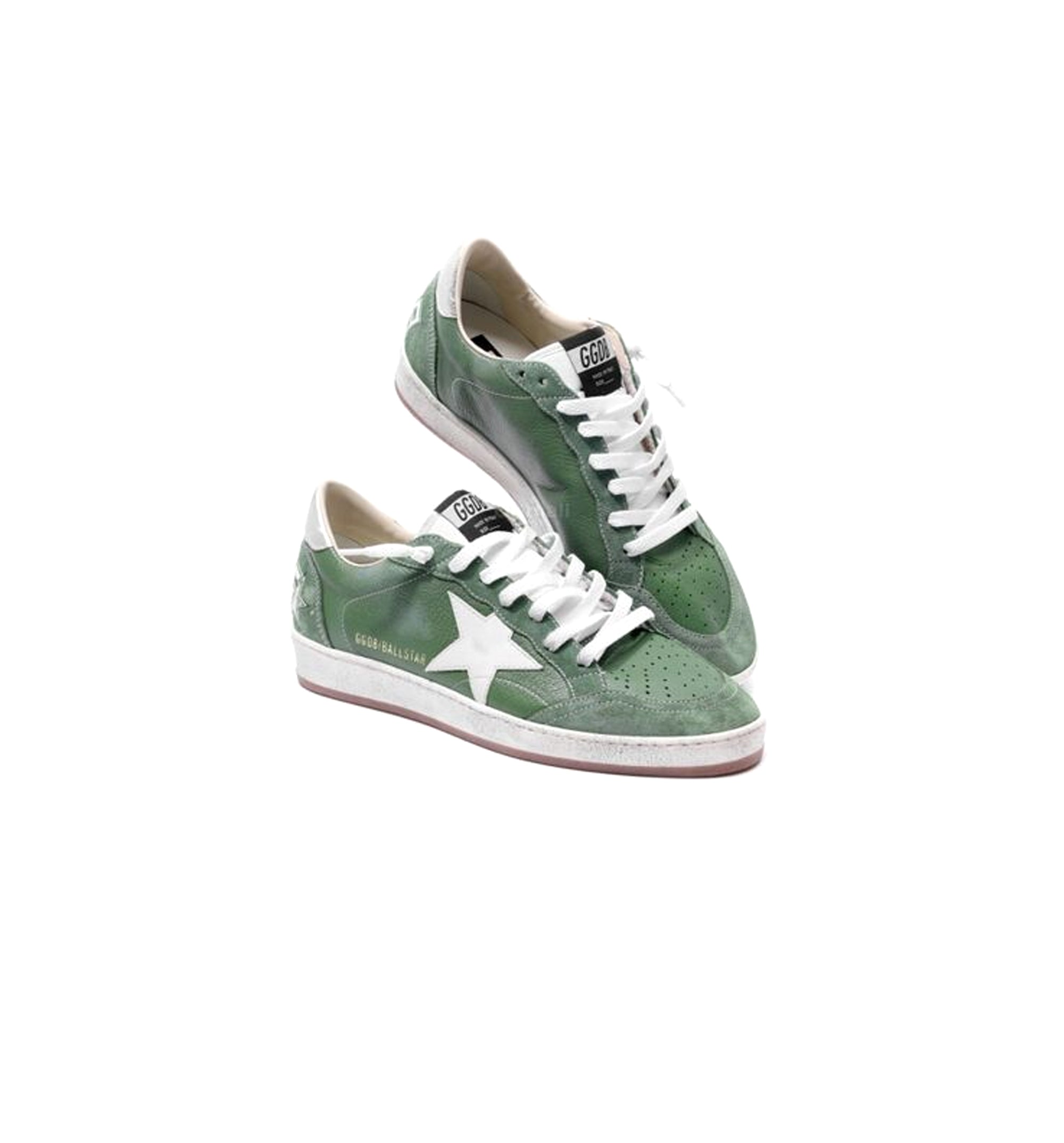 Ball Star Leather Sneakers - Green