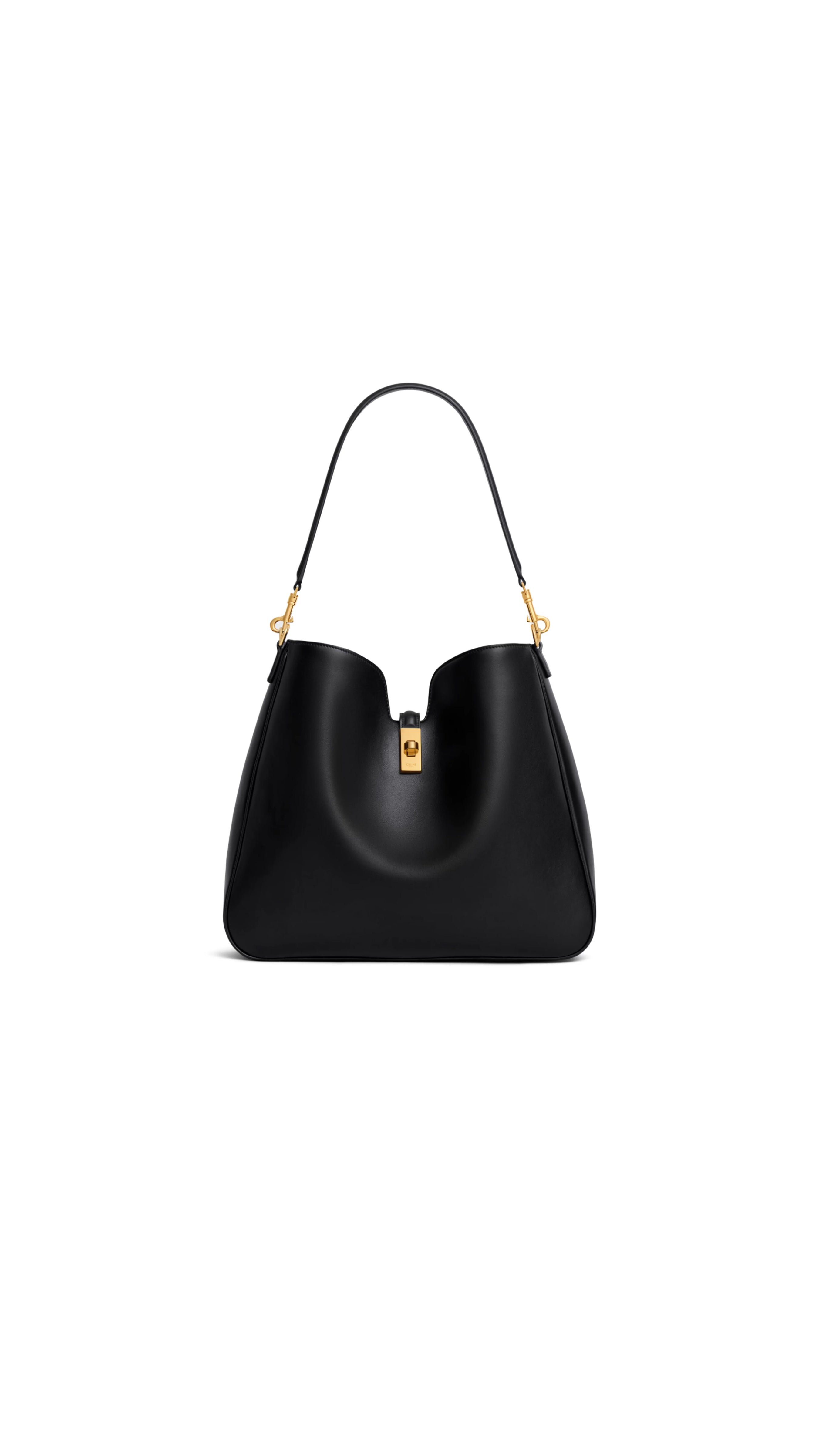 Medium Camille 16 Soft Bag in Smooth Calfskin - Black