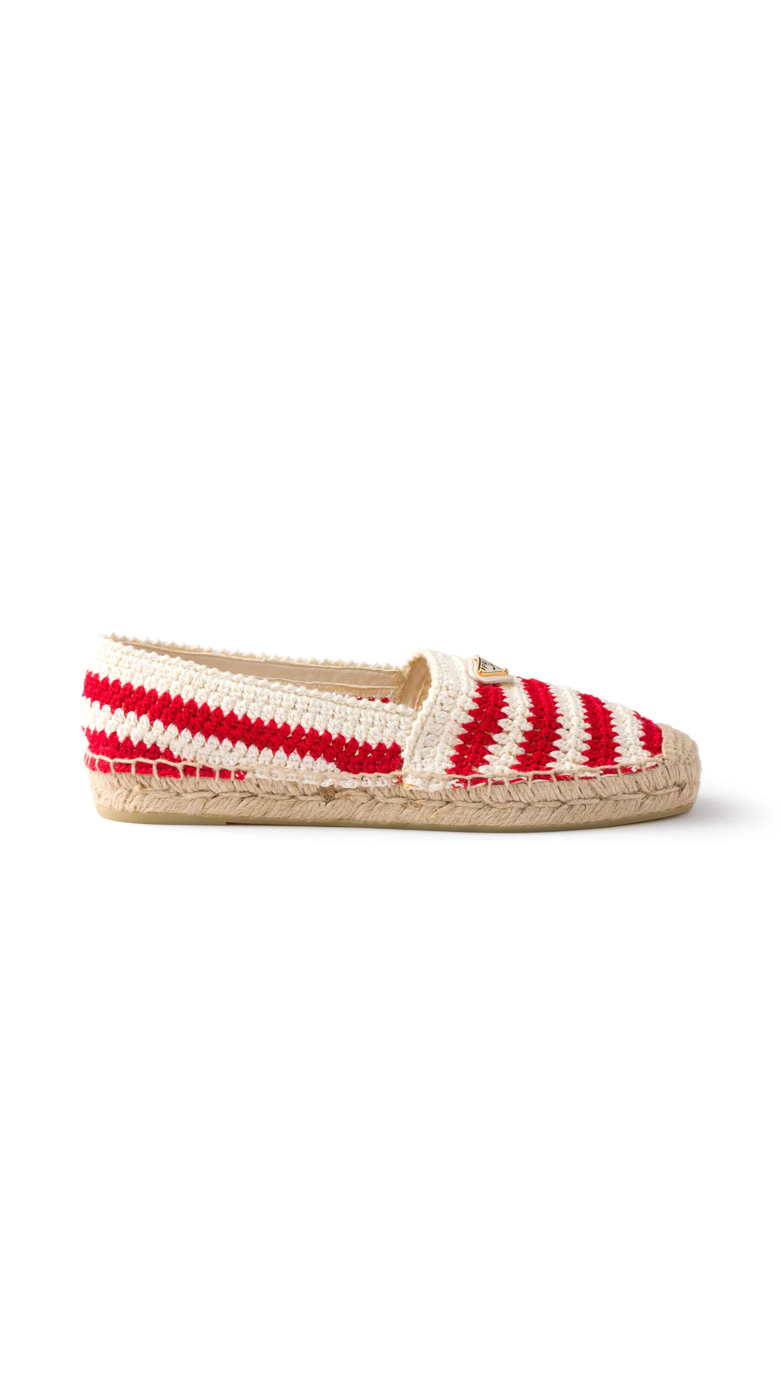 Crochet Espadrilles - Red