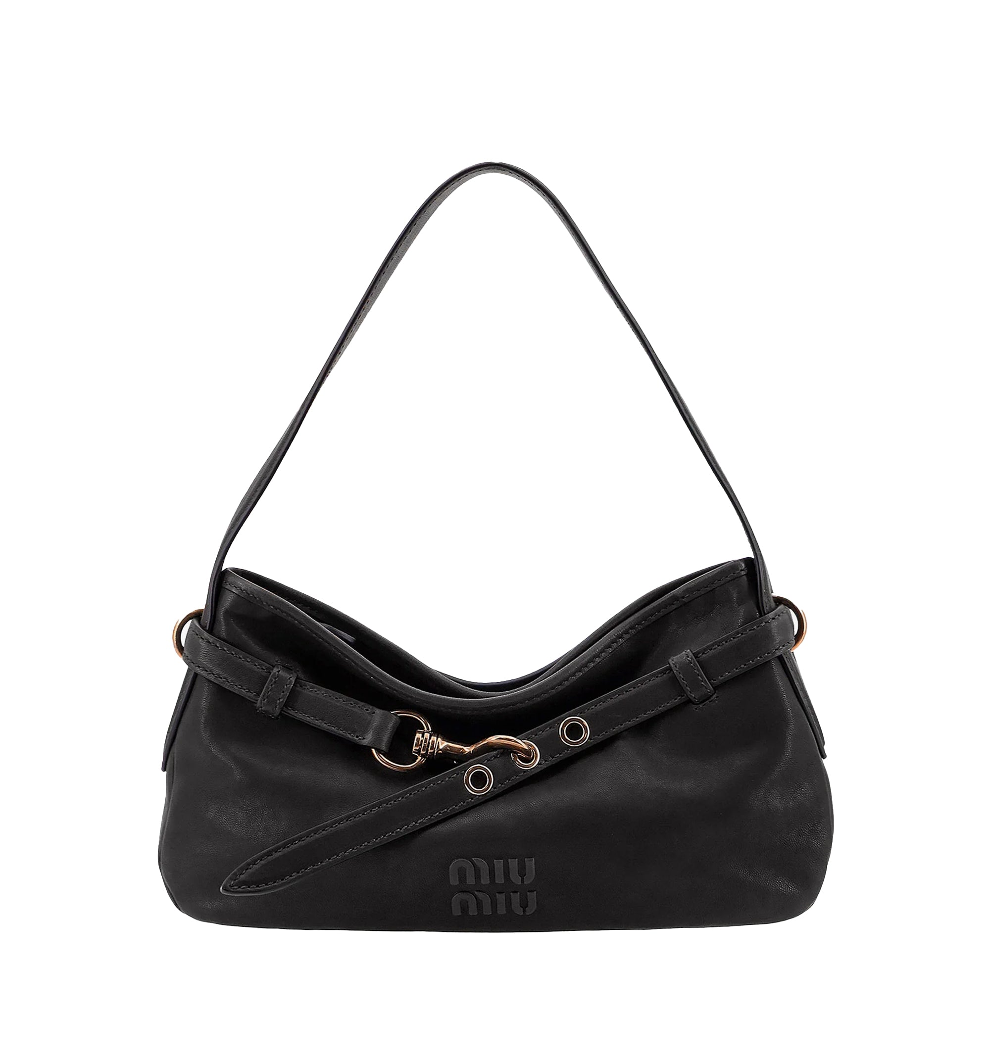 Aventure Nappa Leather Bag - Black