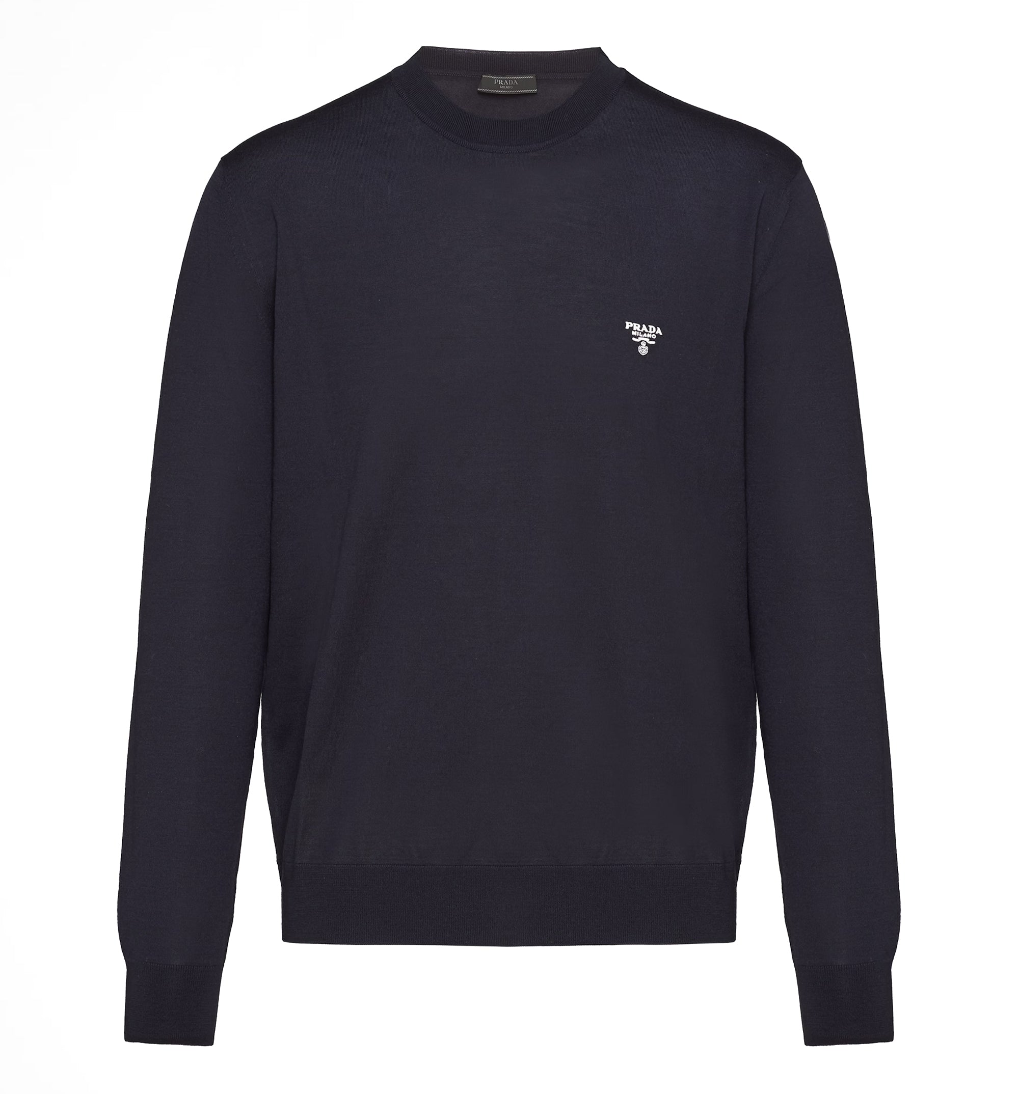 Superfine Wool Crew-neck Sweater