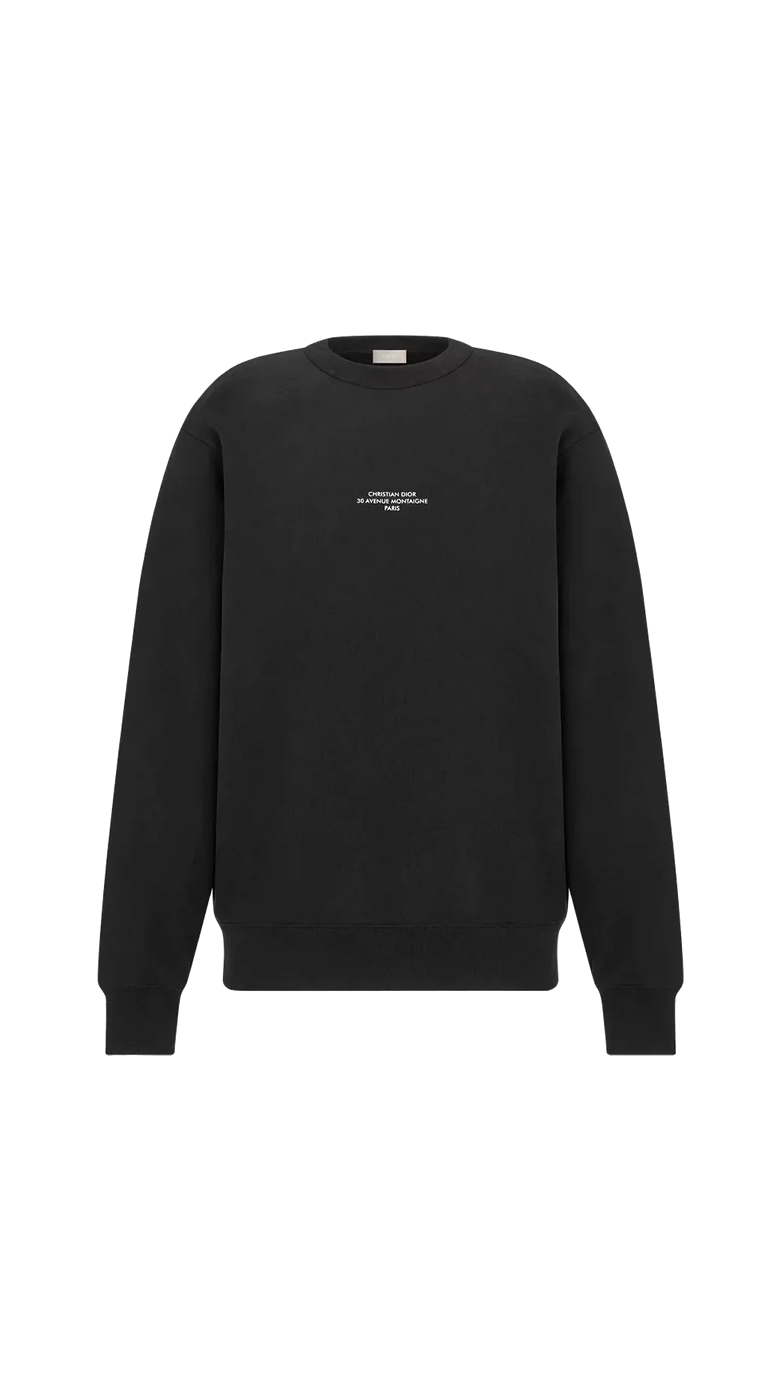 Dior Montaigne Sweatshirt - Black