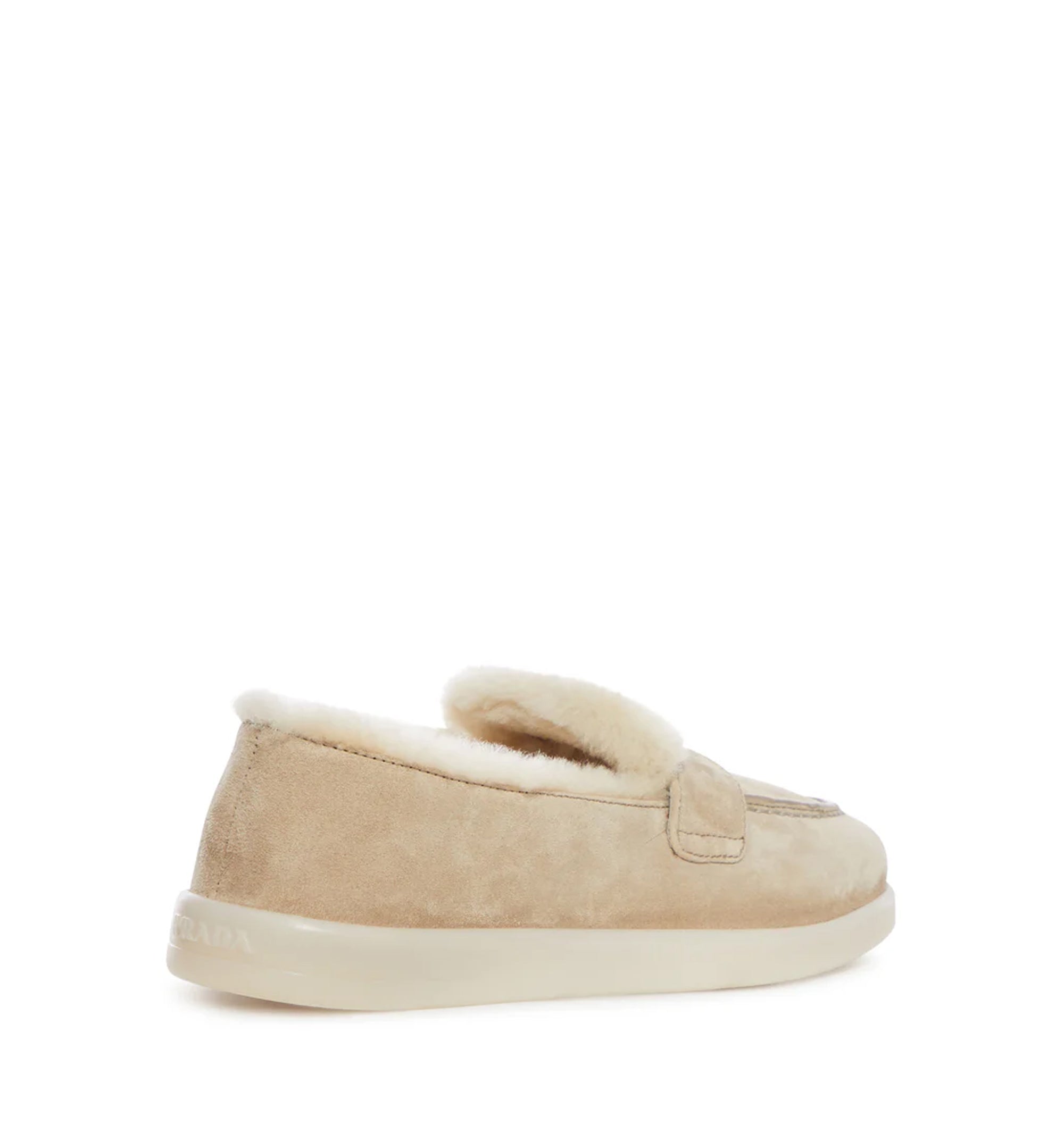 Suede And Sheepskin Loafers