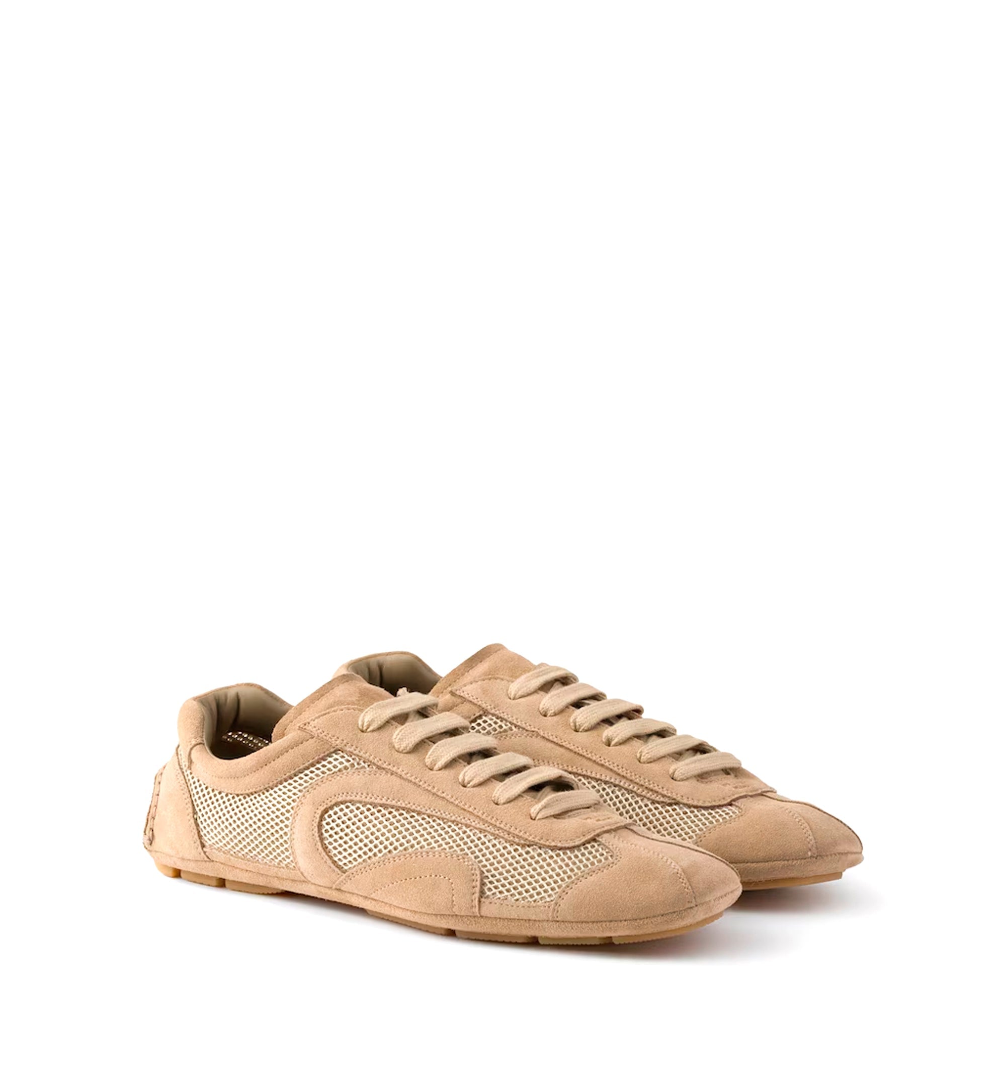 Montecarlo Re-Edition 2005 suede and mesh sneakers