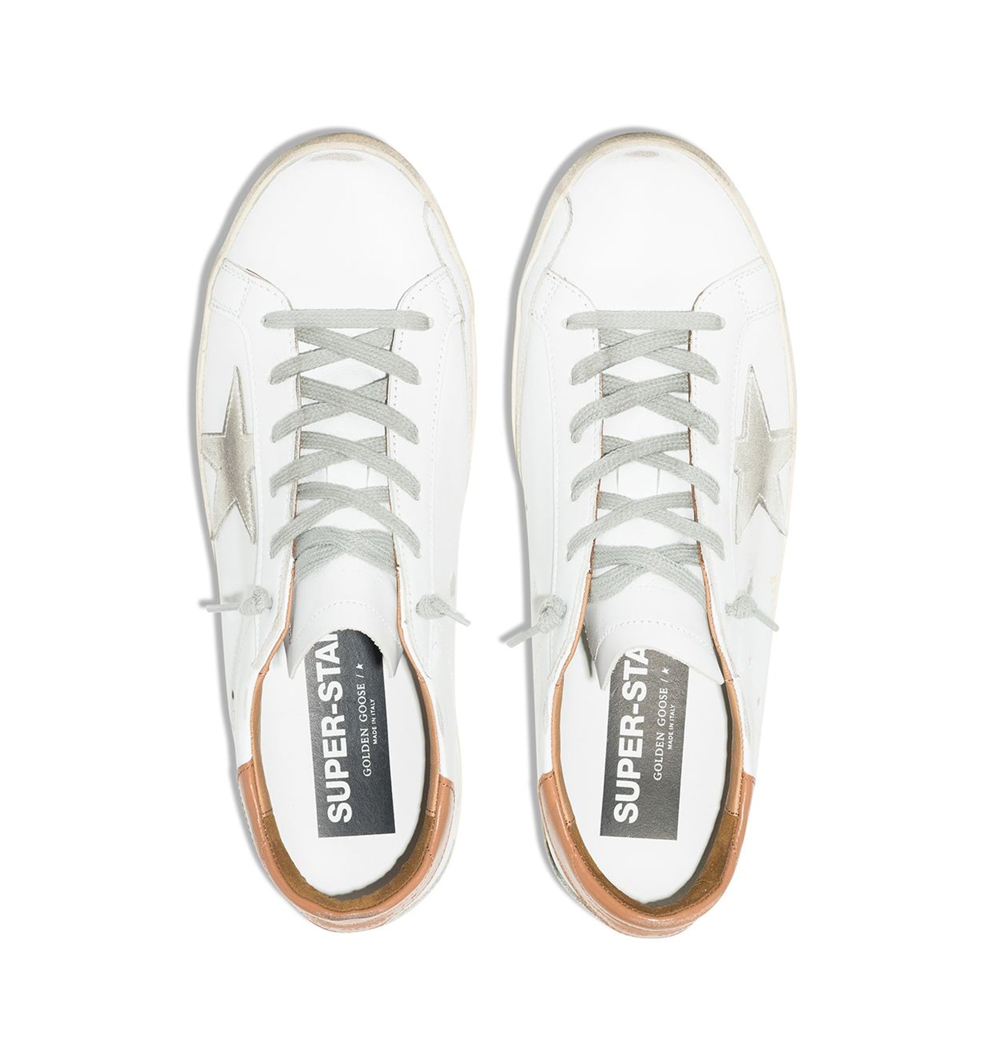 Super Star Sneakers - White/Brown