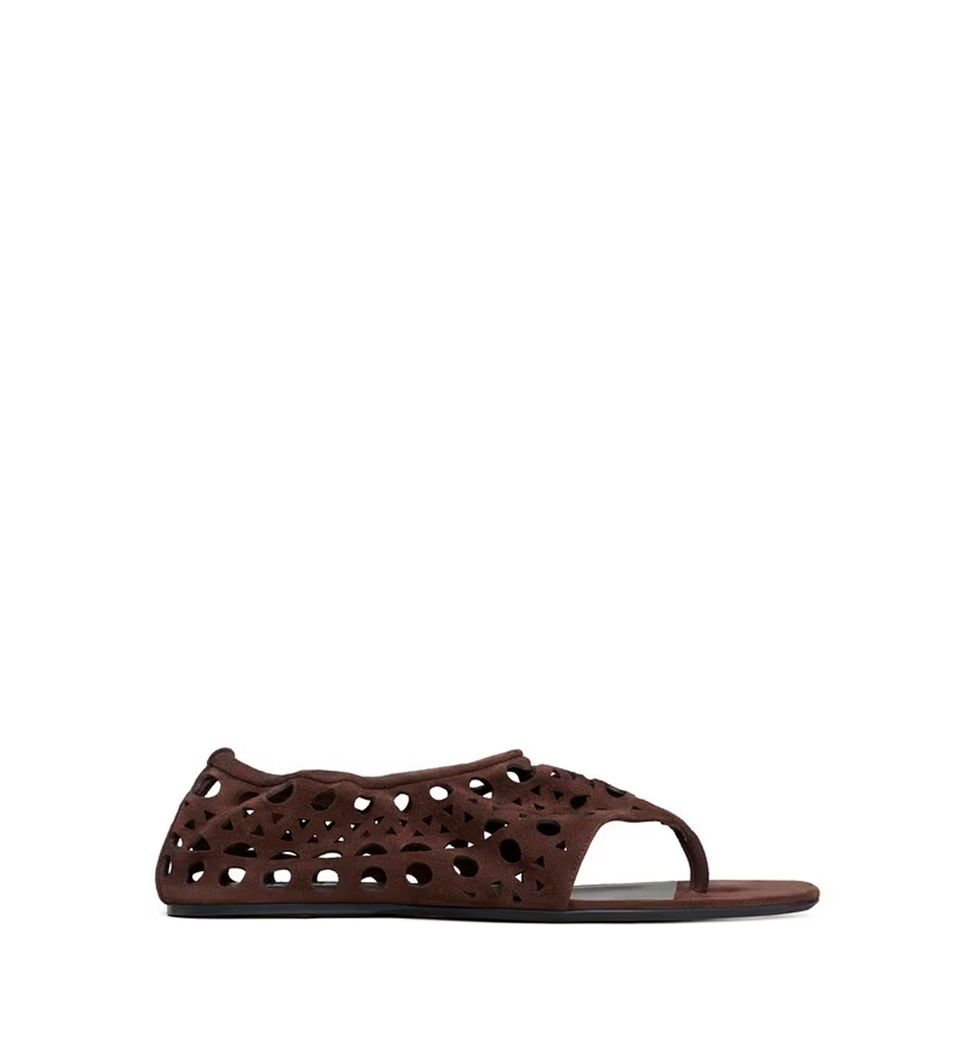 Vienne Thong Sandals In Velvet Calfskin