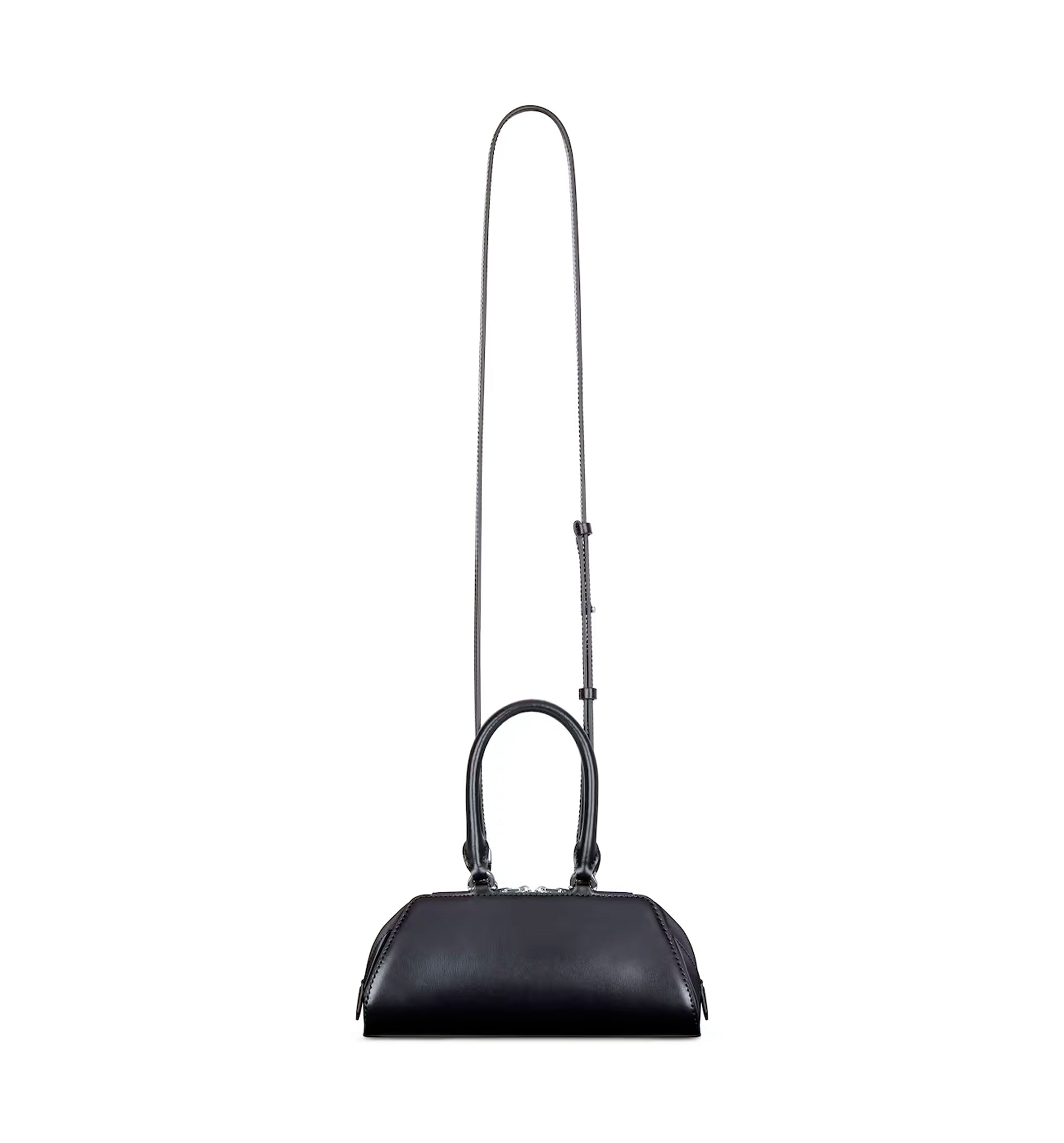 Mini Antigona East-West bag in Box leather