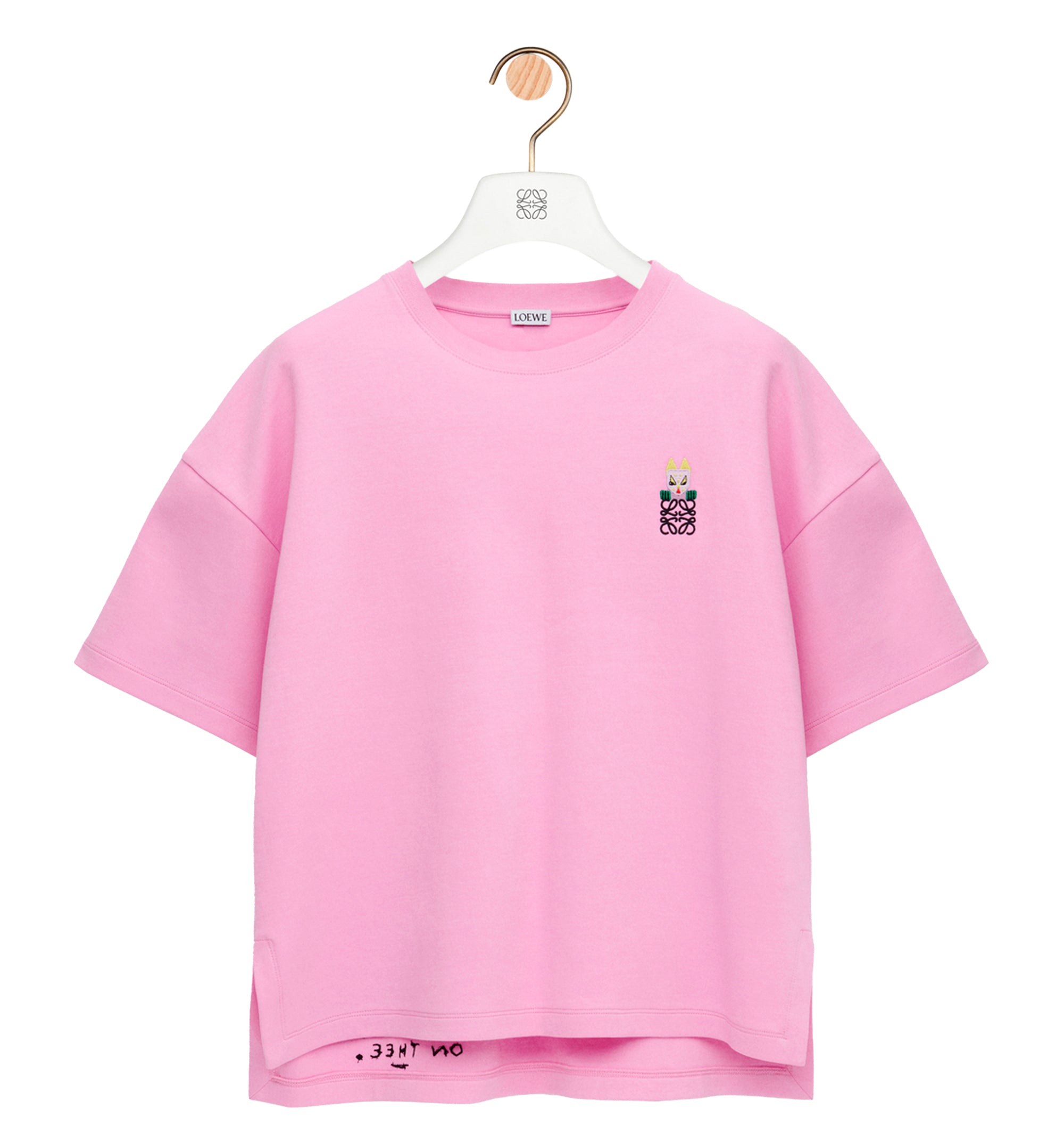 Regular fit T-shirt in cotton blend
