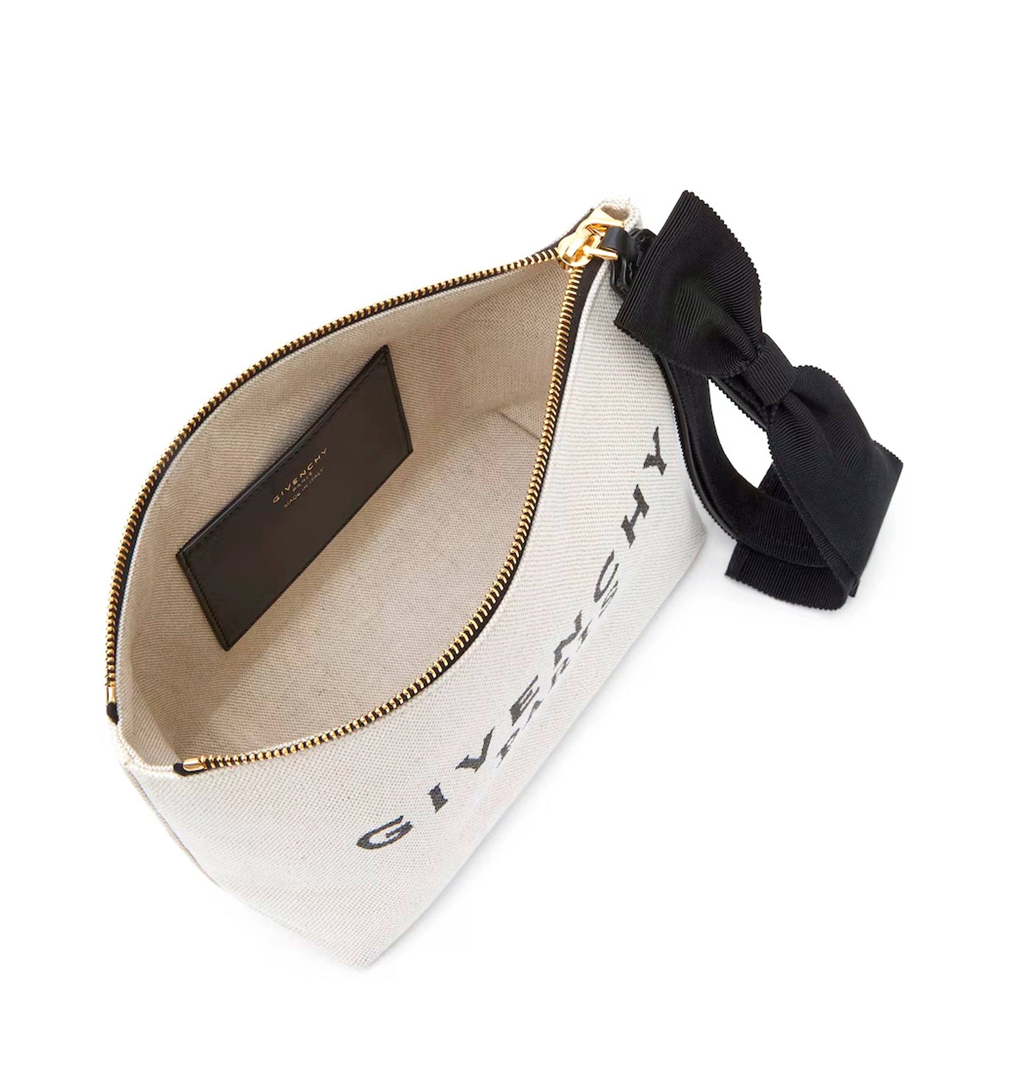 Small GIVENCHY pouch in canvas with bow