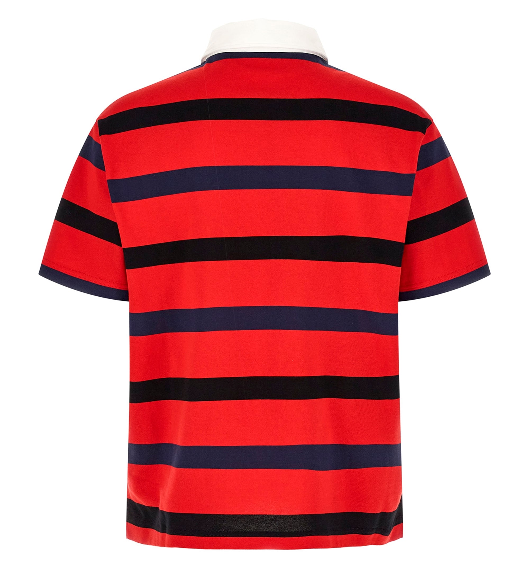 Short-sleeved cotton polo shirt