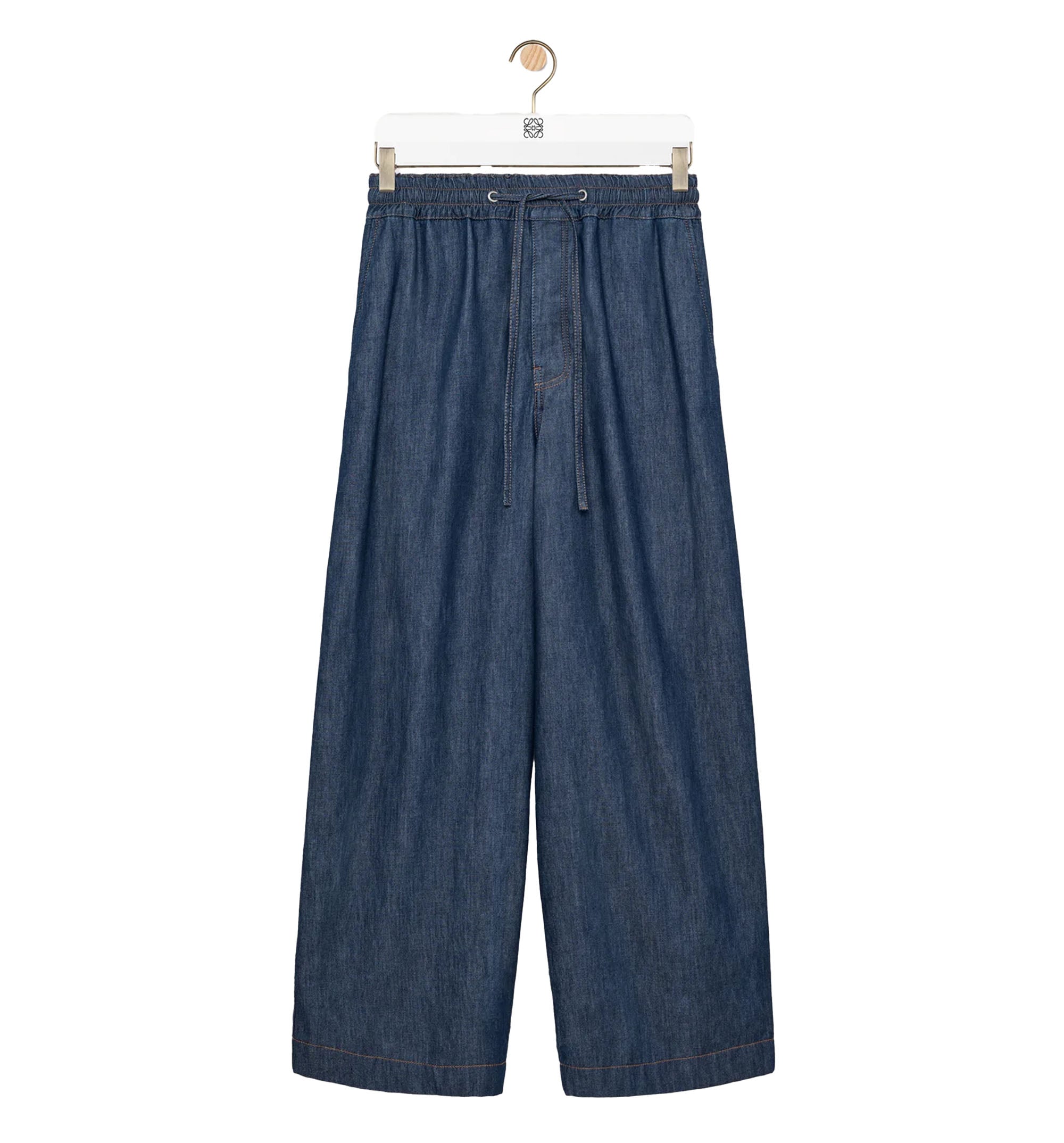Drawstring trousers in cotton
