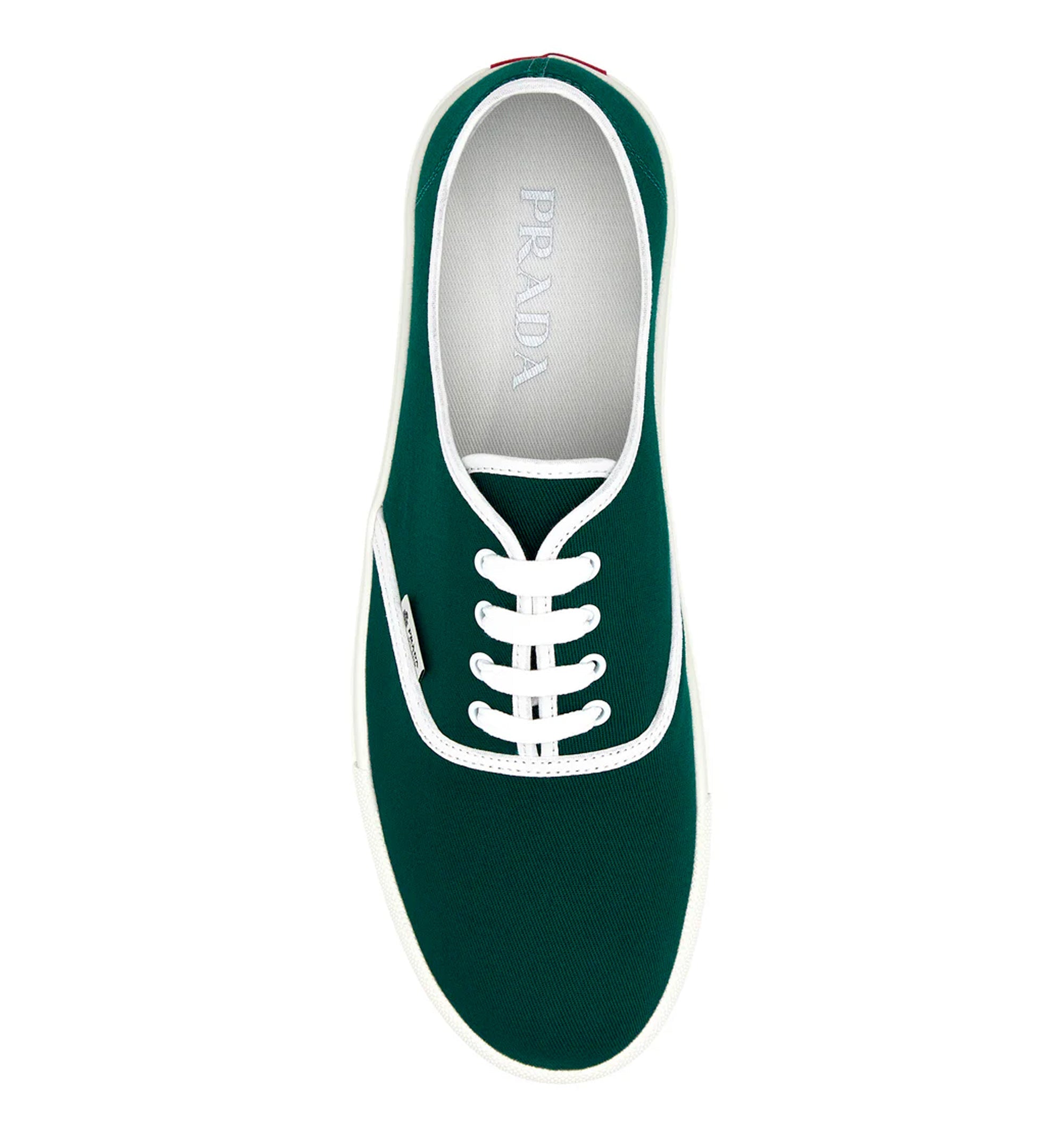 Green canvas sneakers