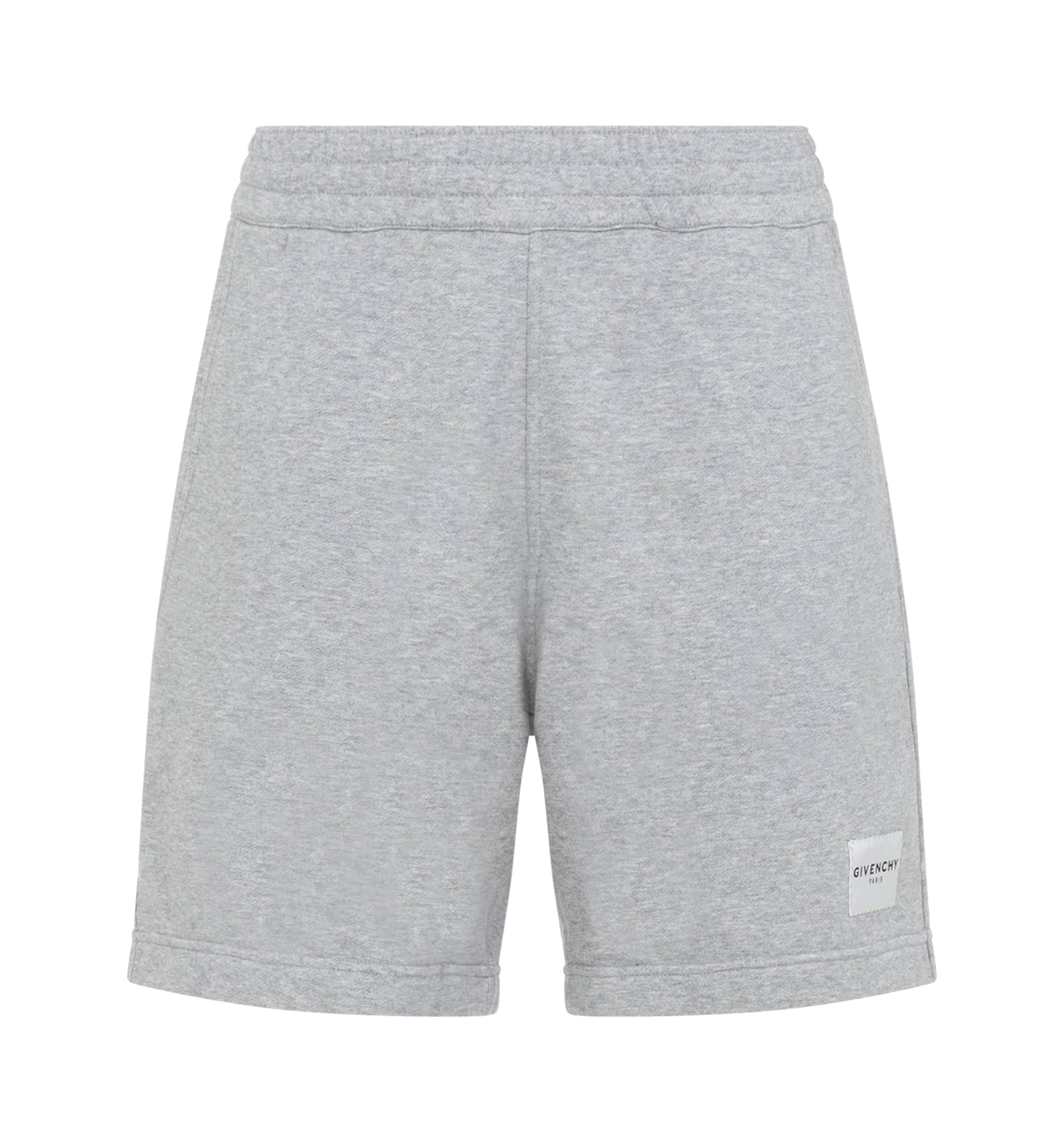 Logo Patch Elastic Waist Shorts