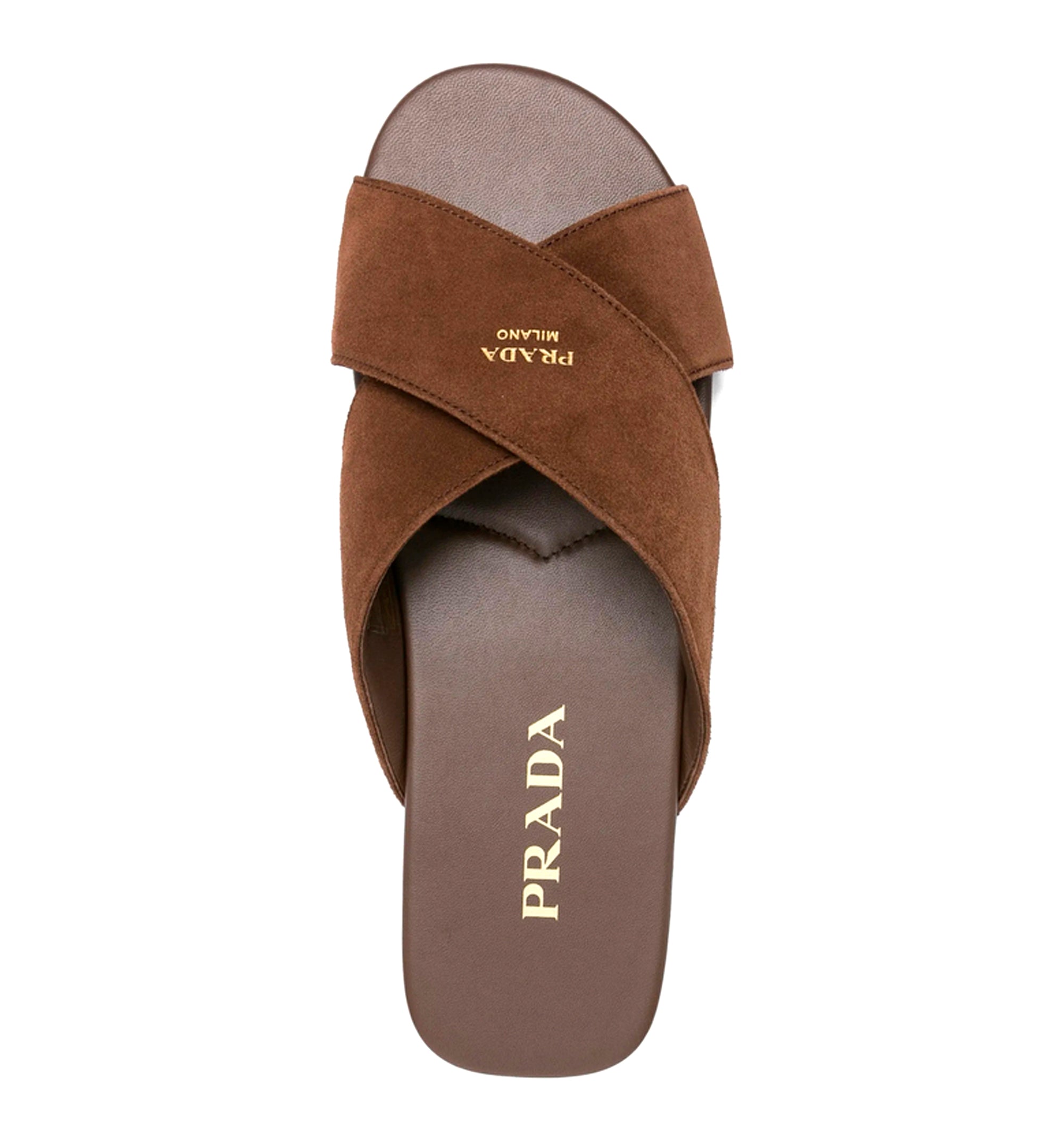 Suede slides