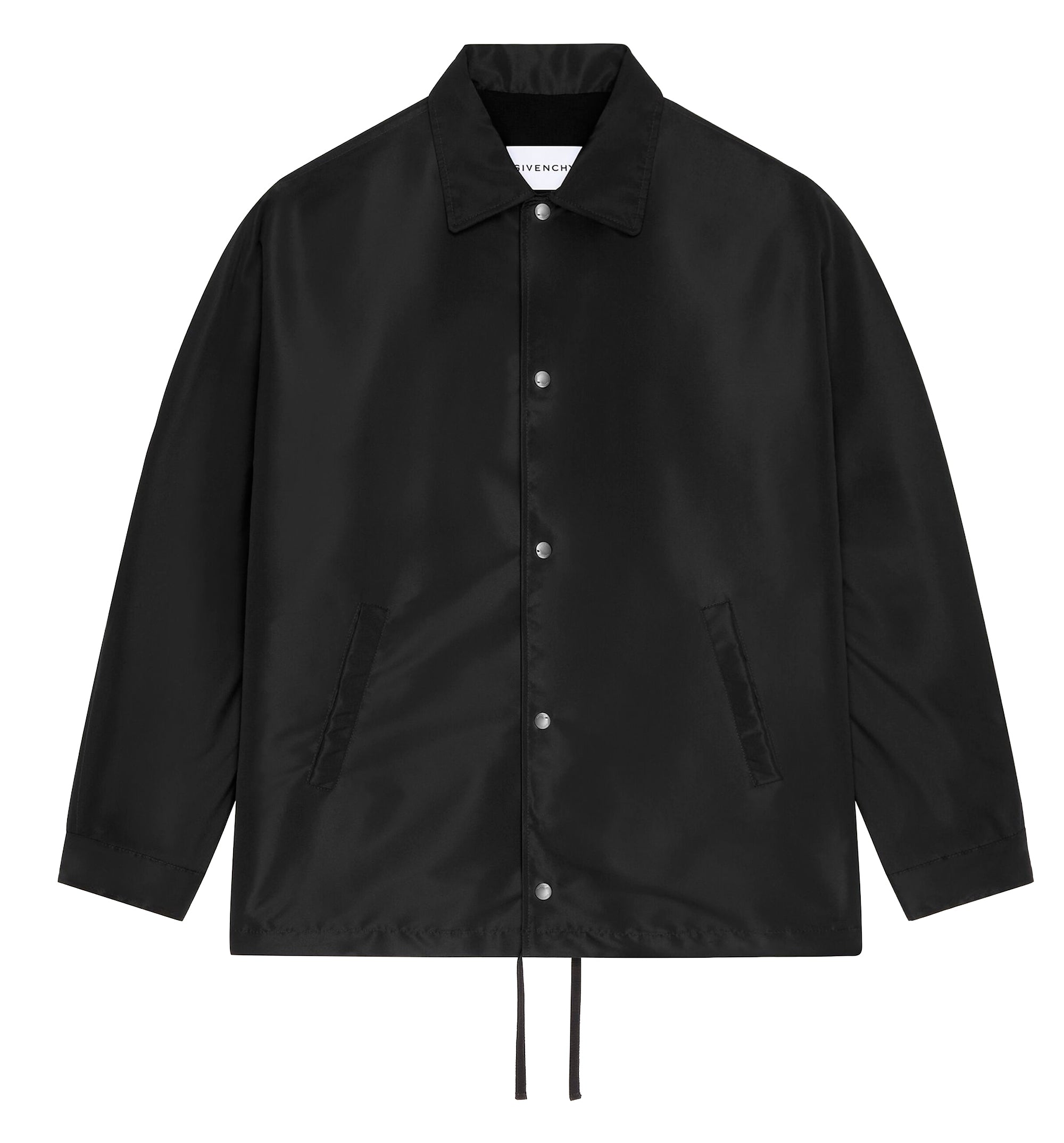 Coach jacket in polyfaille embroidered Givenchy Paris