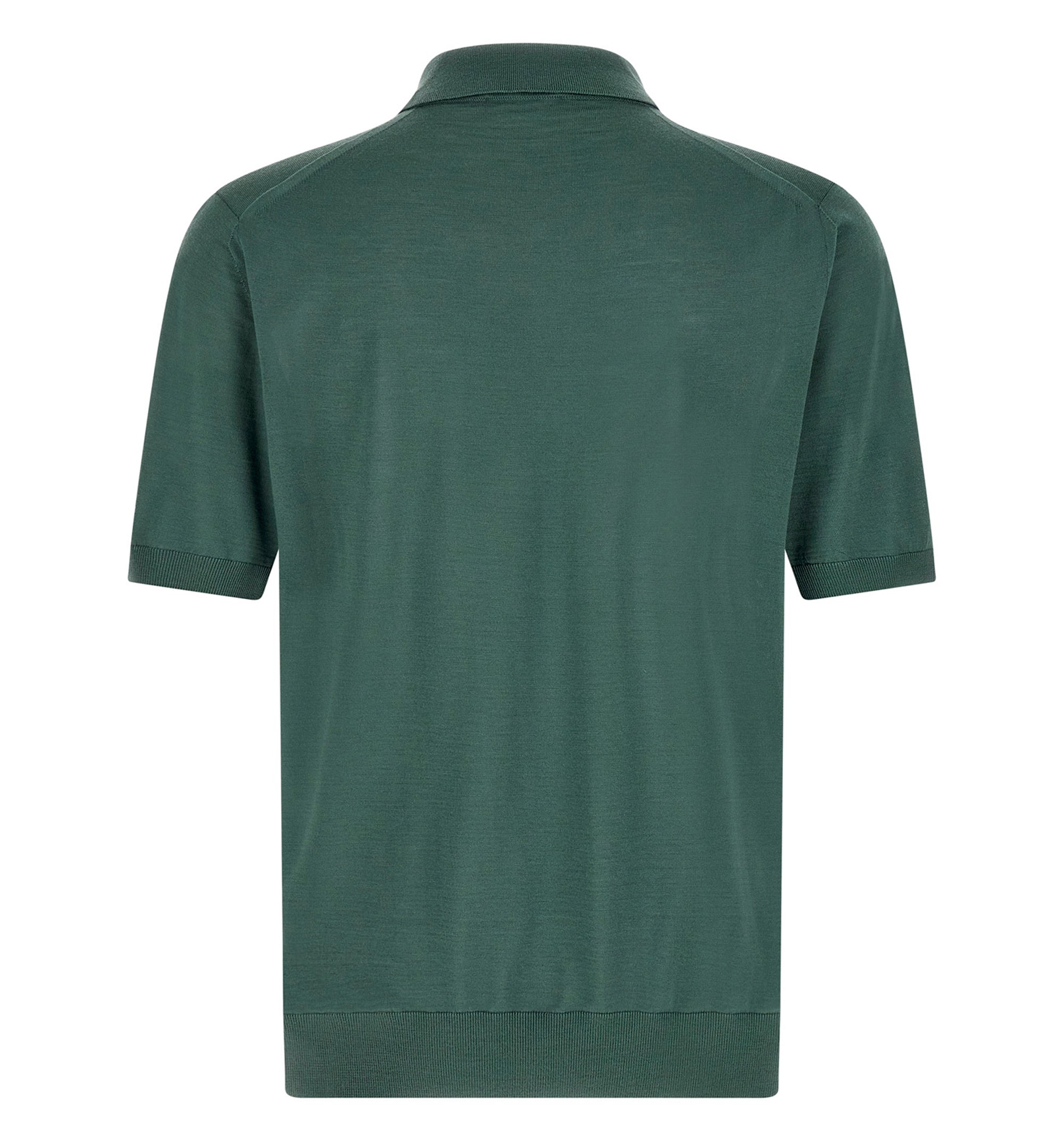 Superfine wool polo shirt