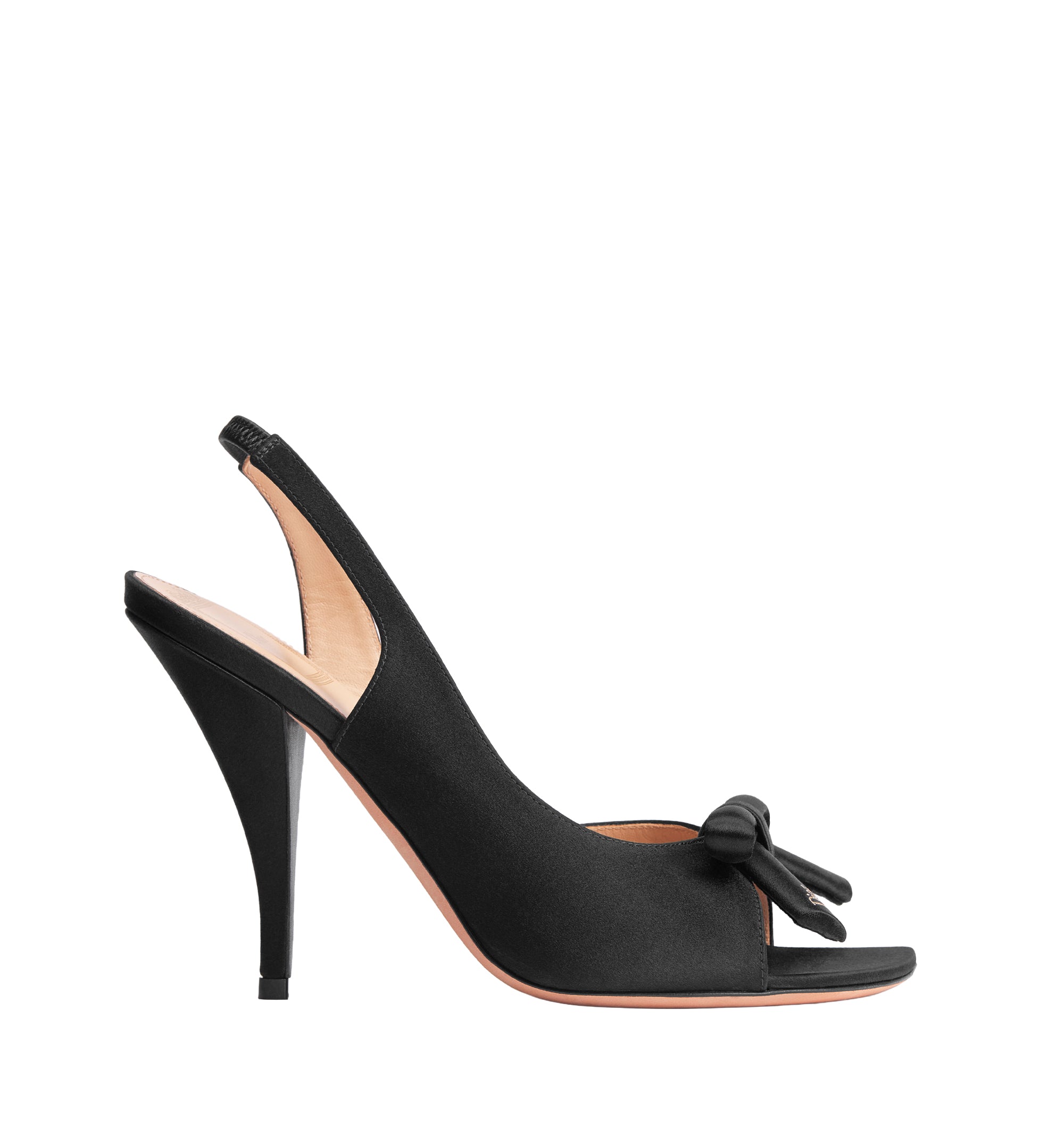 Dior Bow Heeled Slingback Sandal