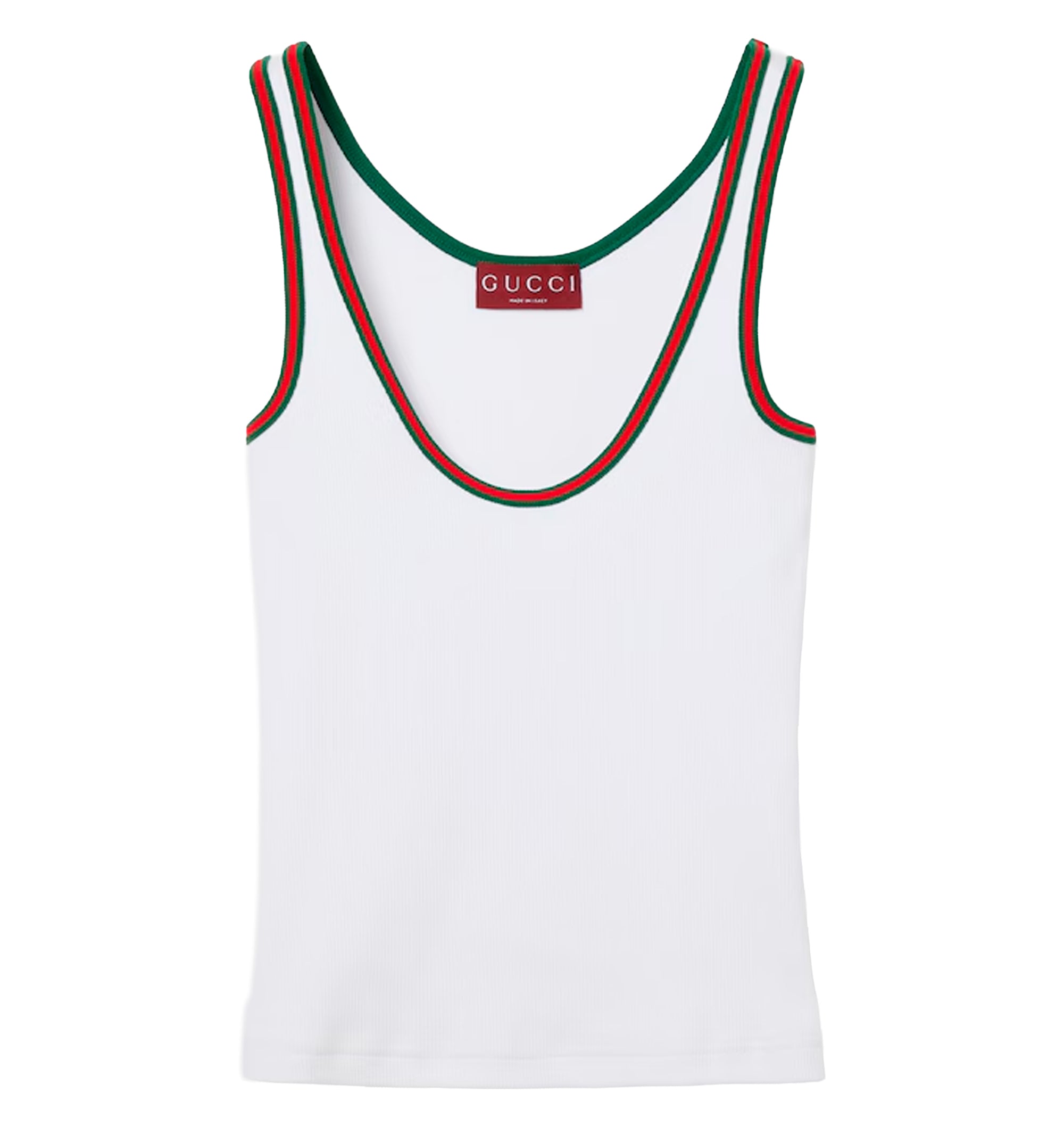 Cotton tank top with Web
