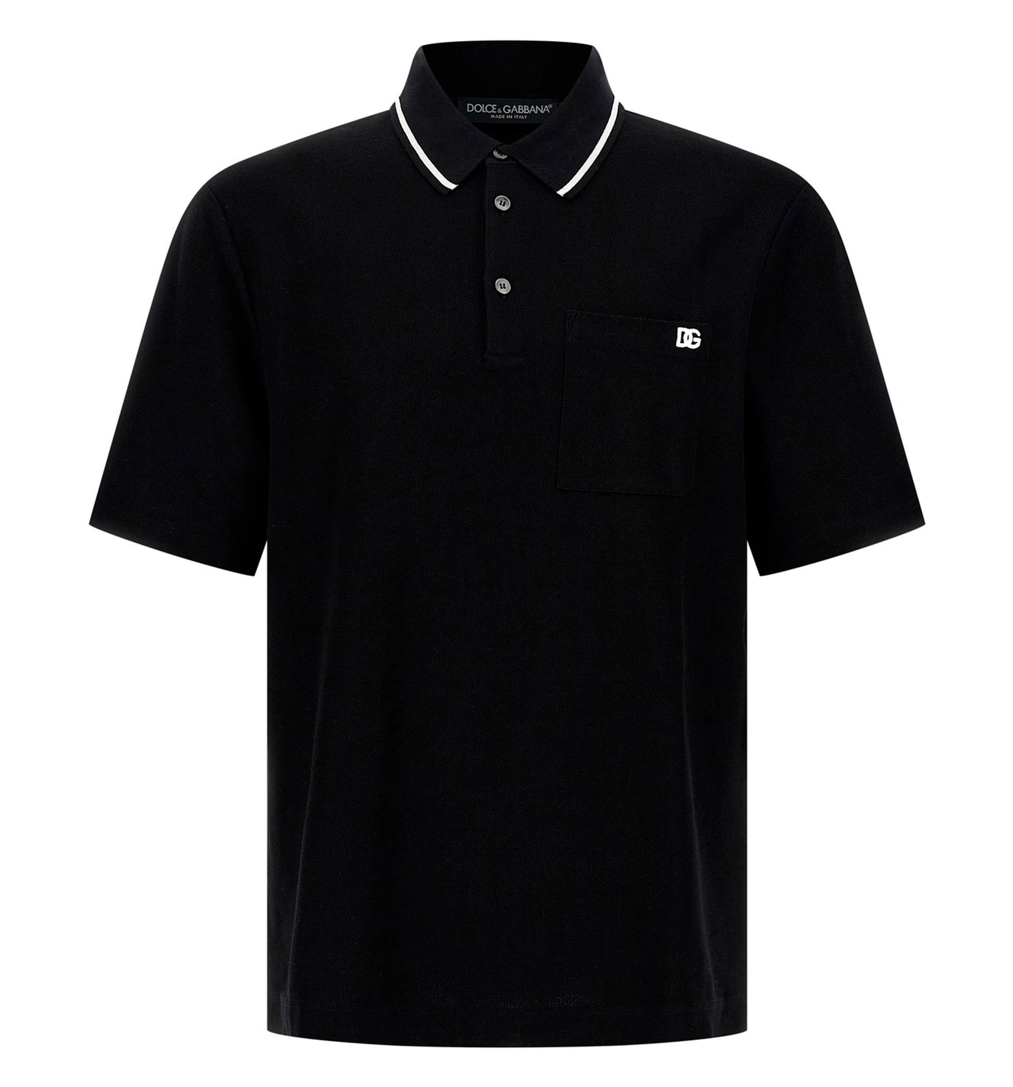 Cotton piqué polo shirt