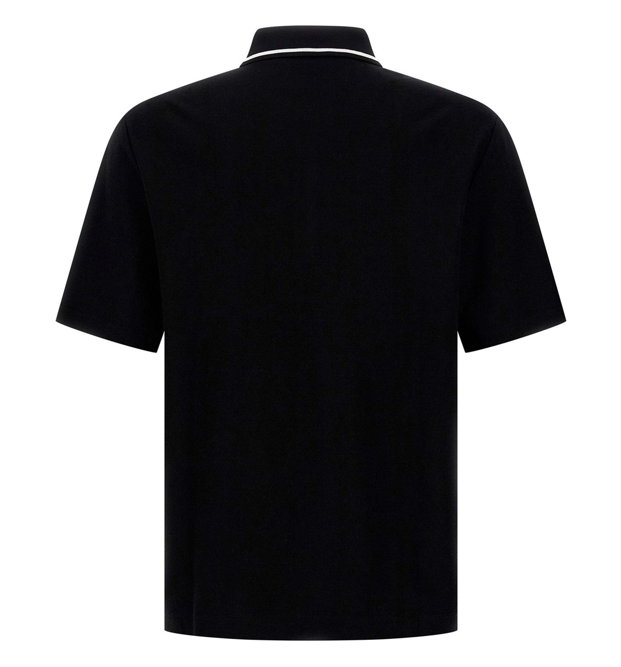 Cotton piqué polo shirt