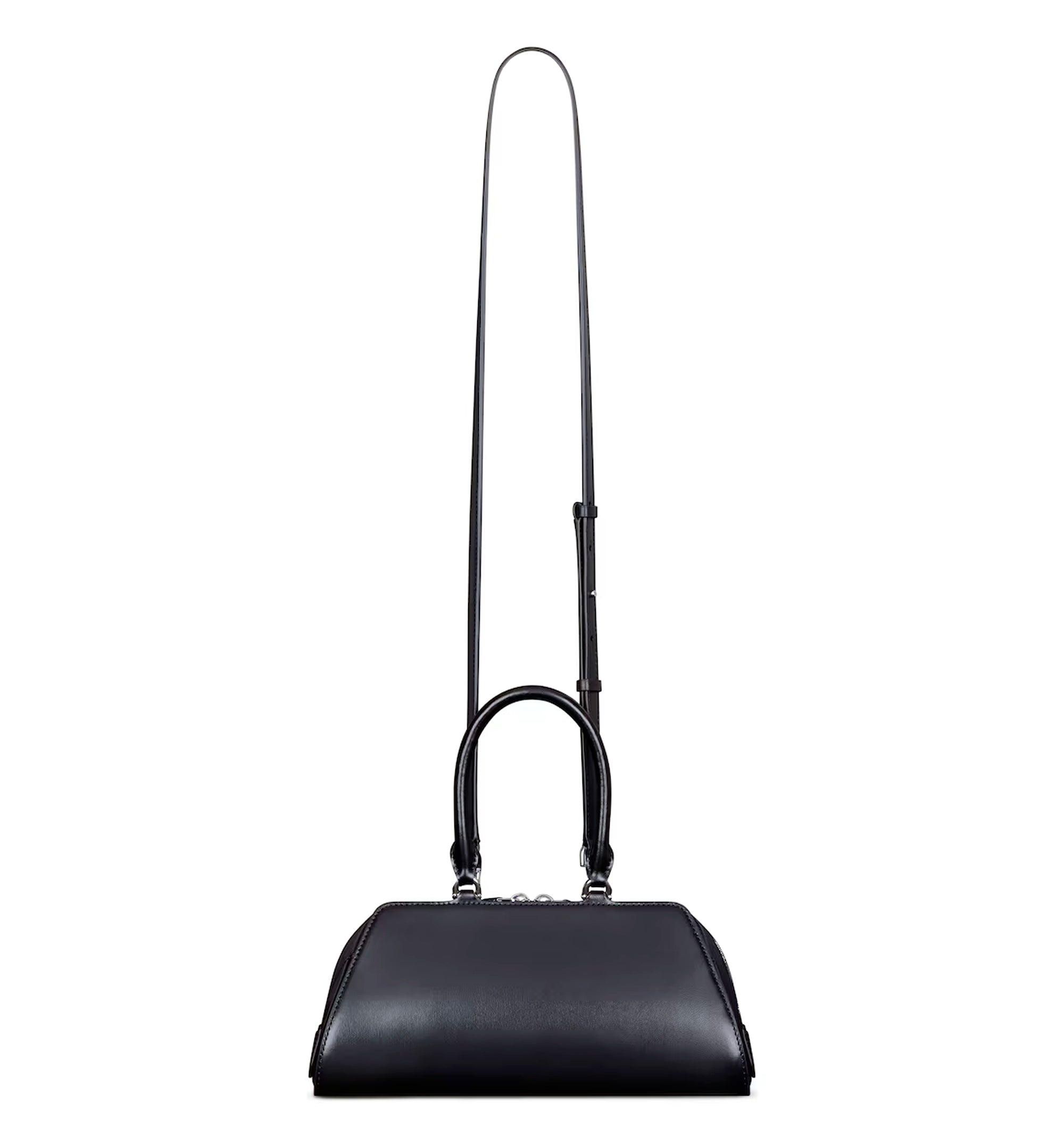 Small Antigona East-West bag in Box leather