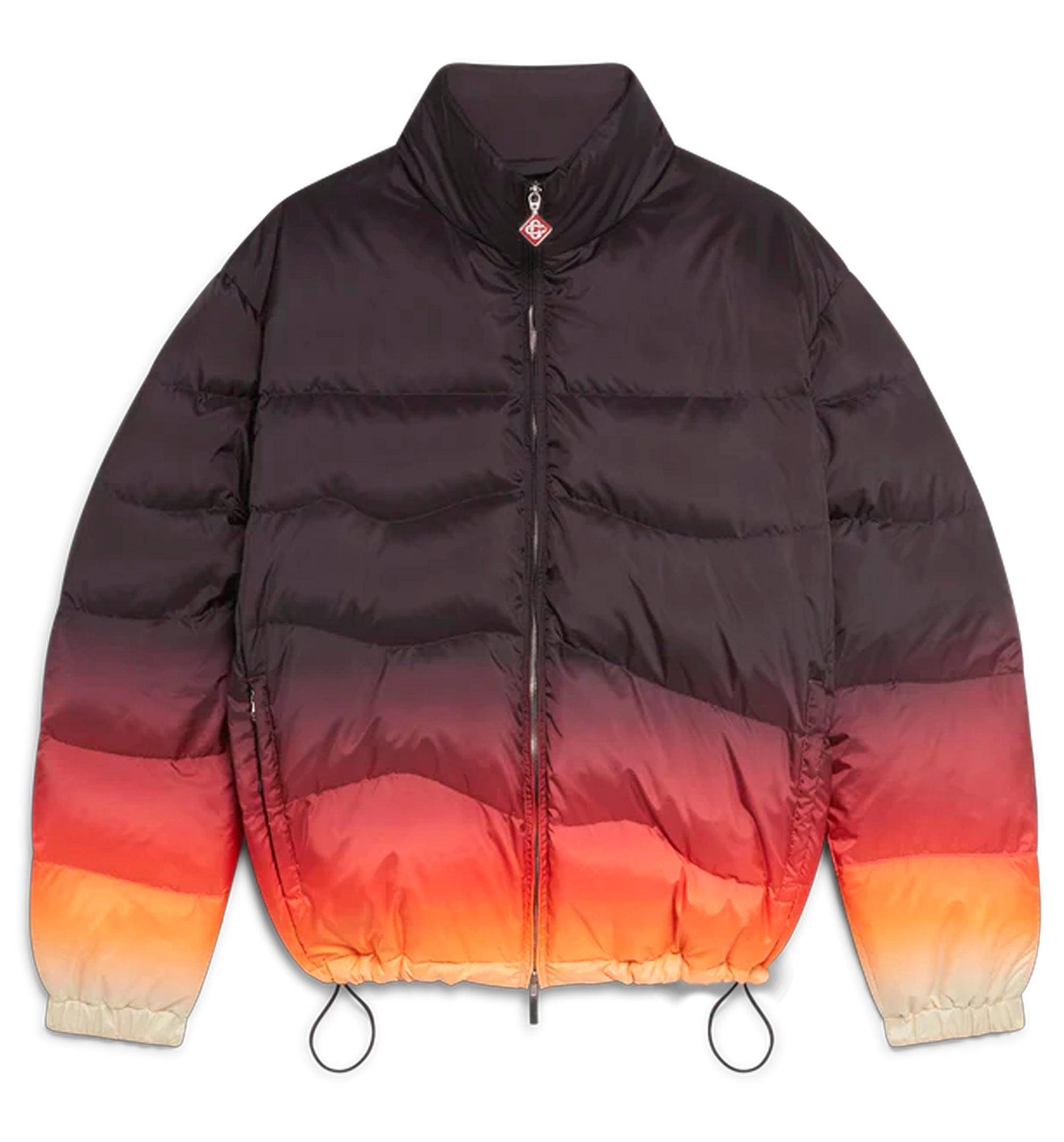 Gradient Quilted Down Puffer Jacket