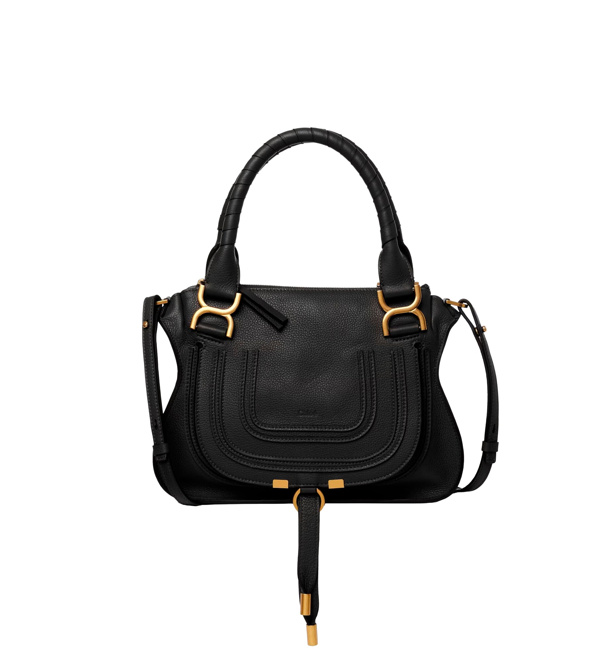 Small Marcie bag in grained leather