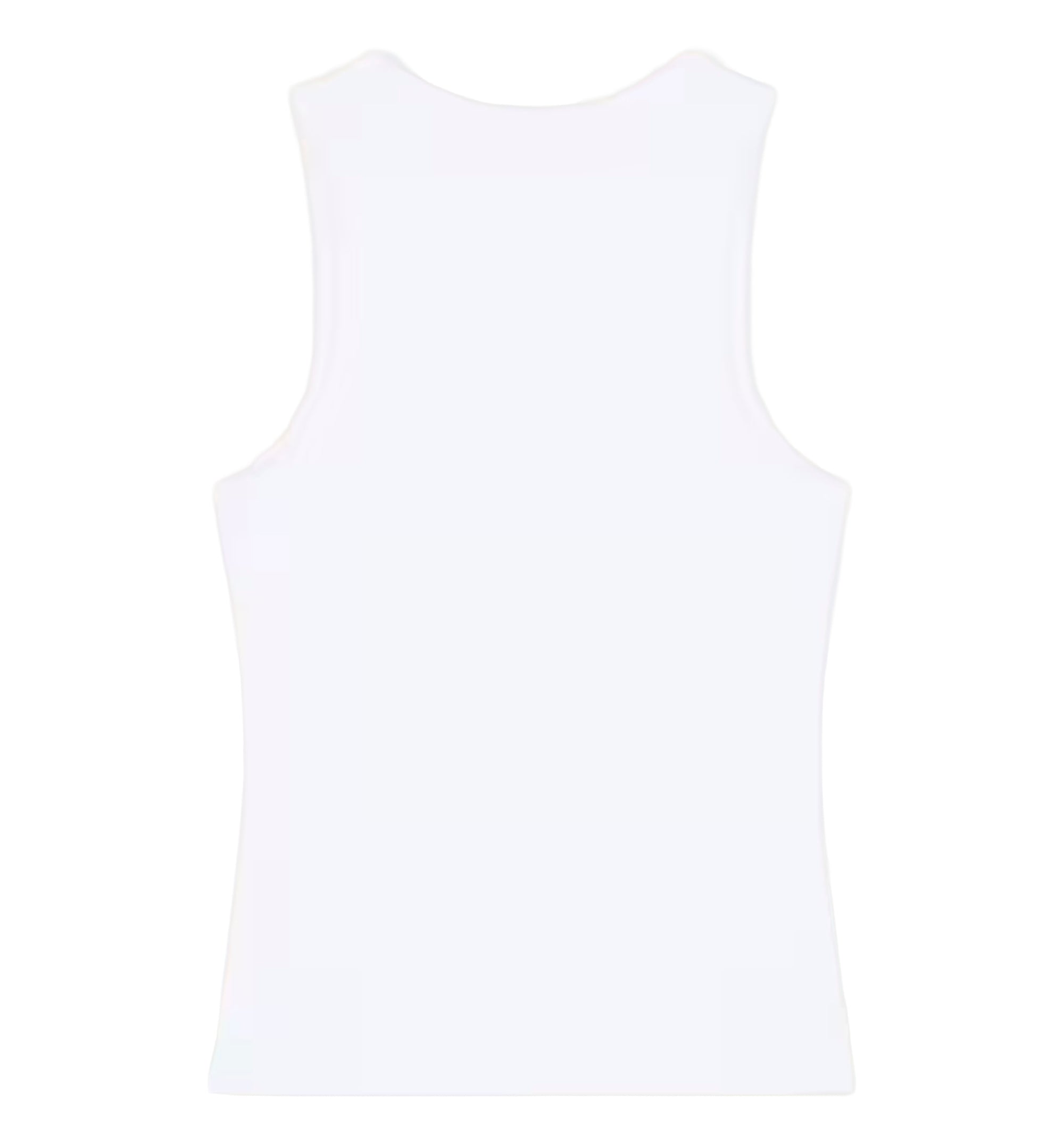Slim fit tank top in cotton with Givenchy Paris print