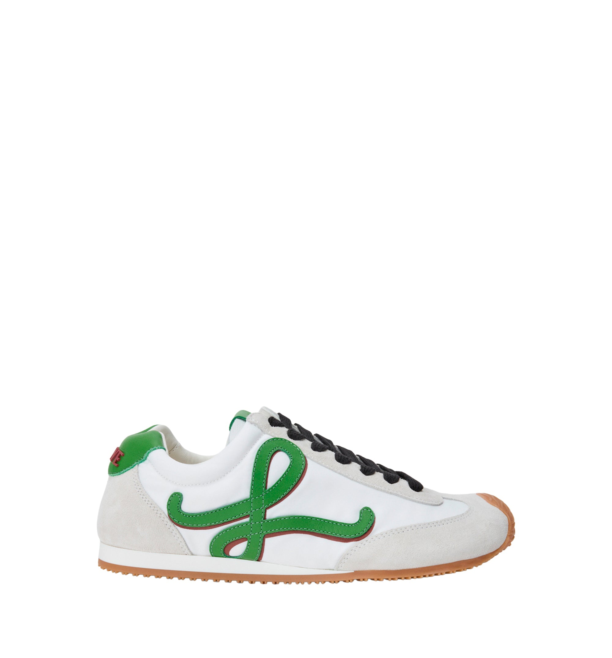Ballet Runner 2.0 in nylon and calfskin