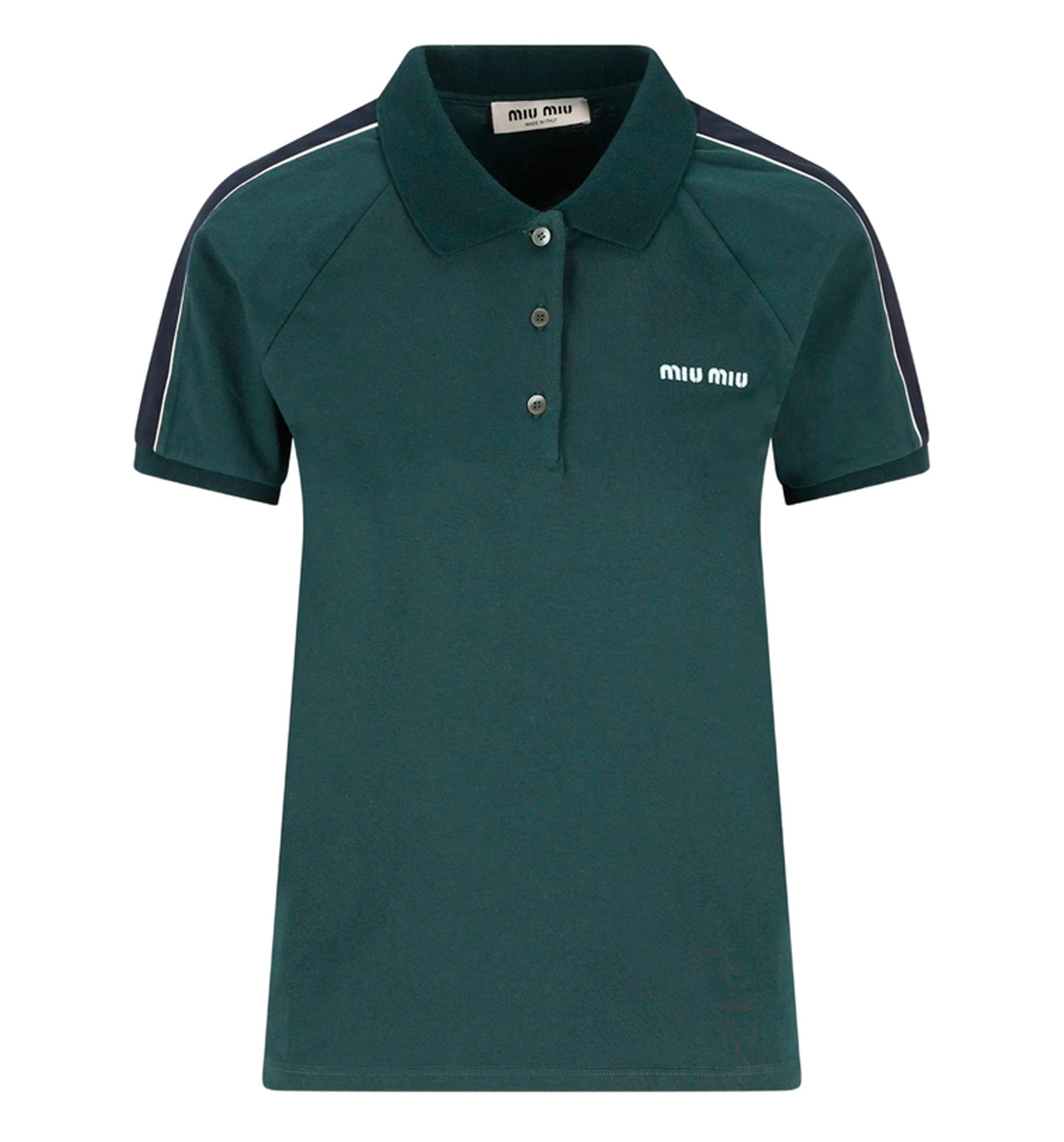 Cotton jersey polo shirt