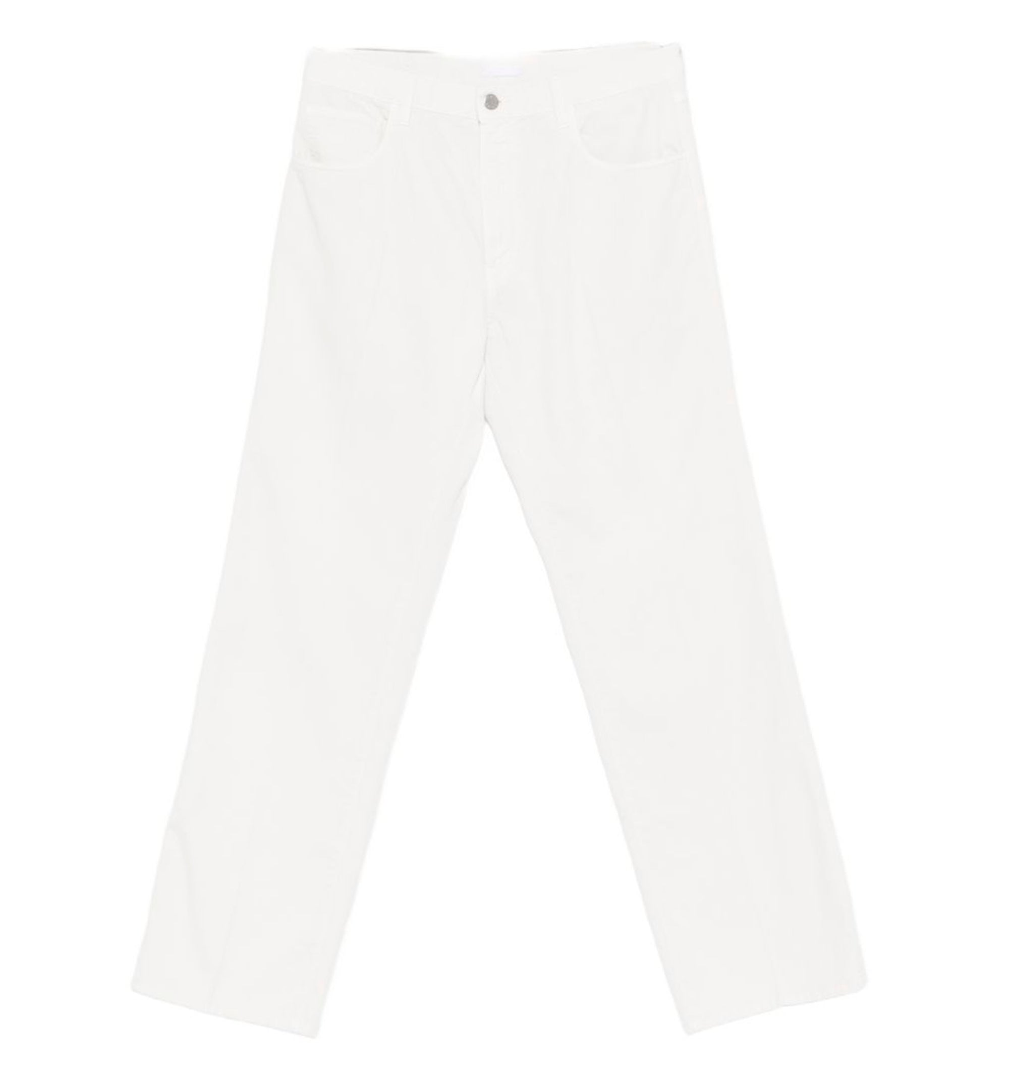Five-pocket piqué pants